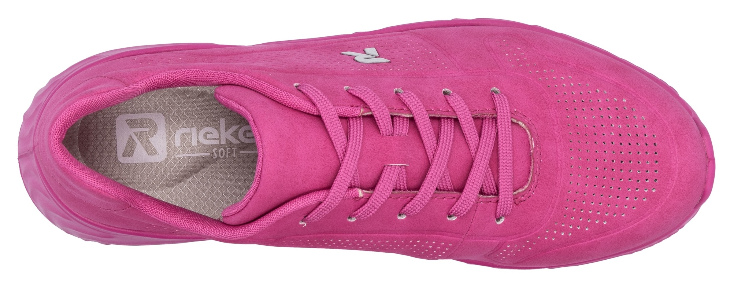 RIEKER Sport Keilsneaker »Dakota«, Schnürschuh, Halbschuh, Freizeitschuh in veganer Verarbeitung