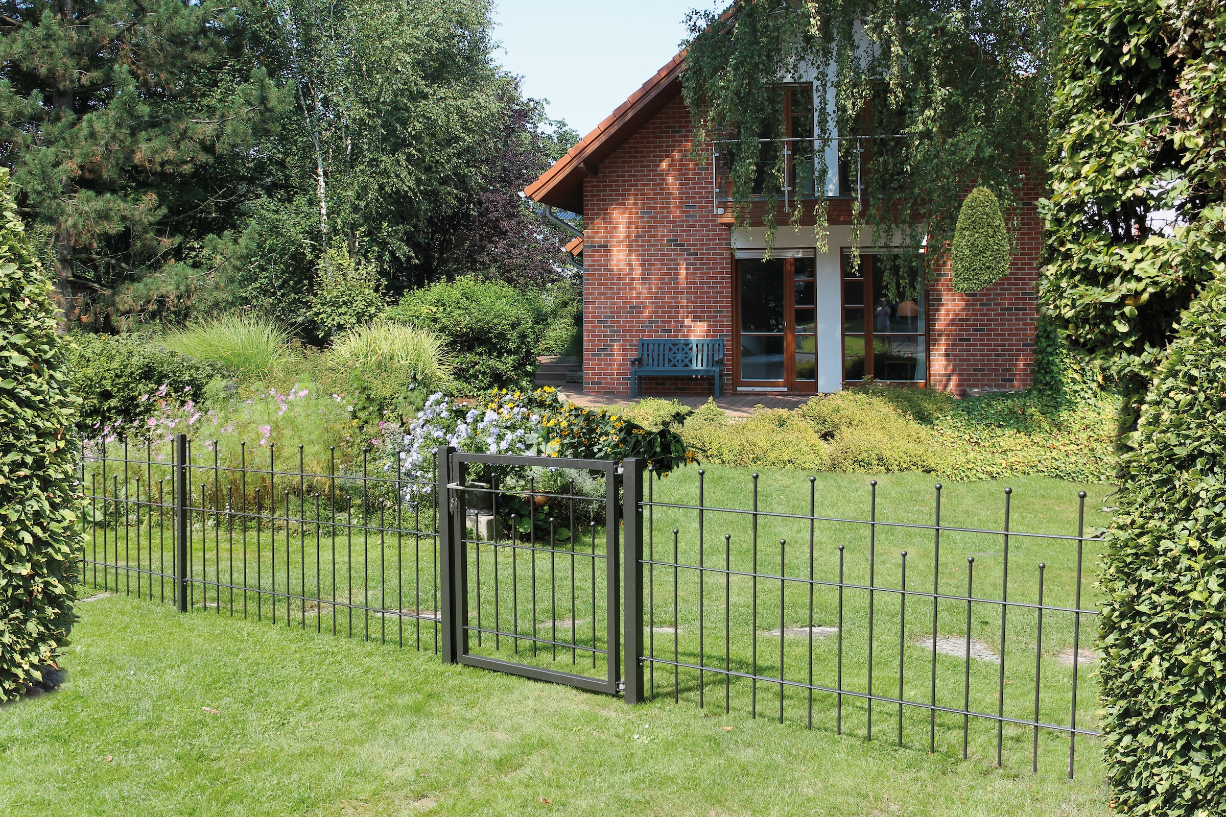 Alberts Zauneinzeltür »Madrid« Breite: 100 cm, Höhe 80 und 100 cm, feuerverzinkt