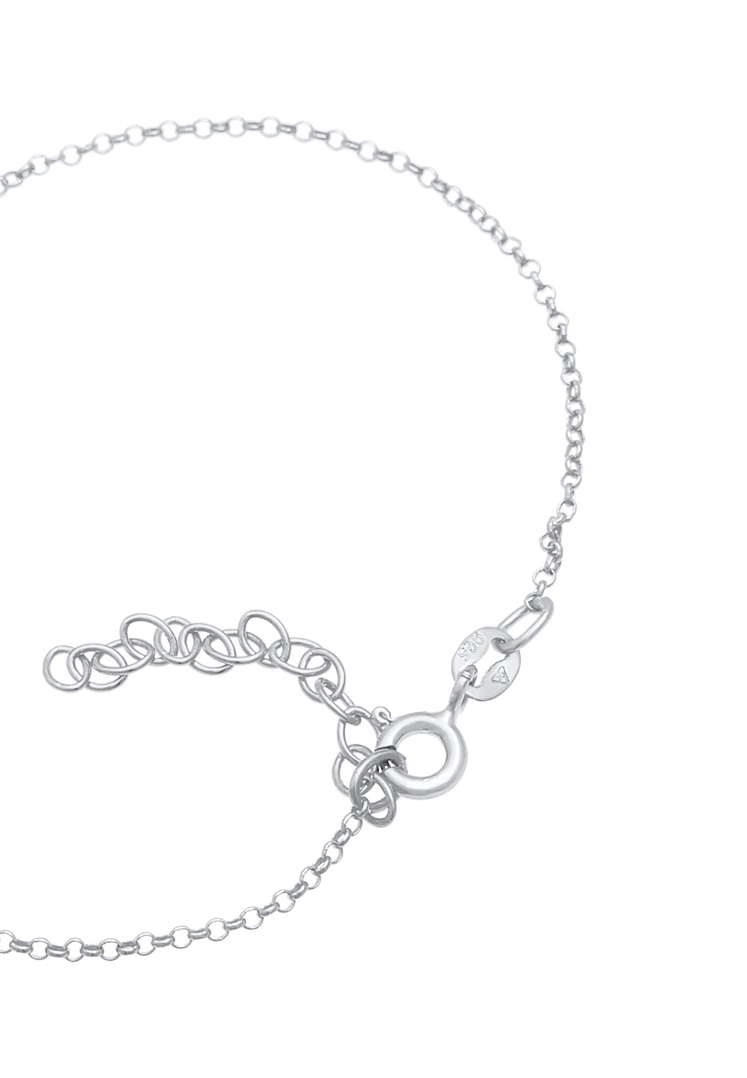Elli Armkette »Armband Evil Eye Auge Symbol Emaille 925er Silber«