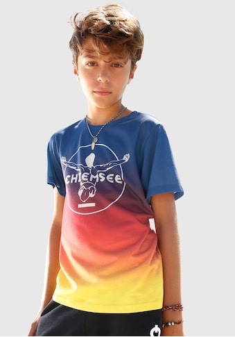 Chiemsee T-Shirt, im Farbverlauf mit Druck vorn kaufen