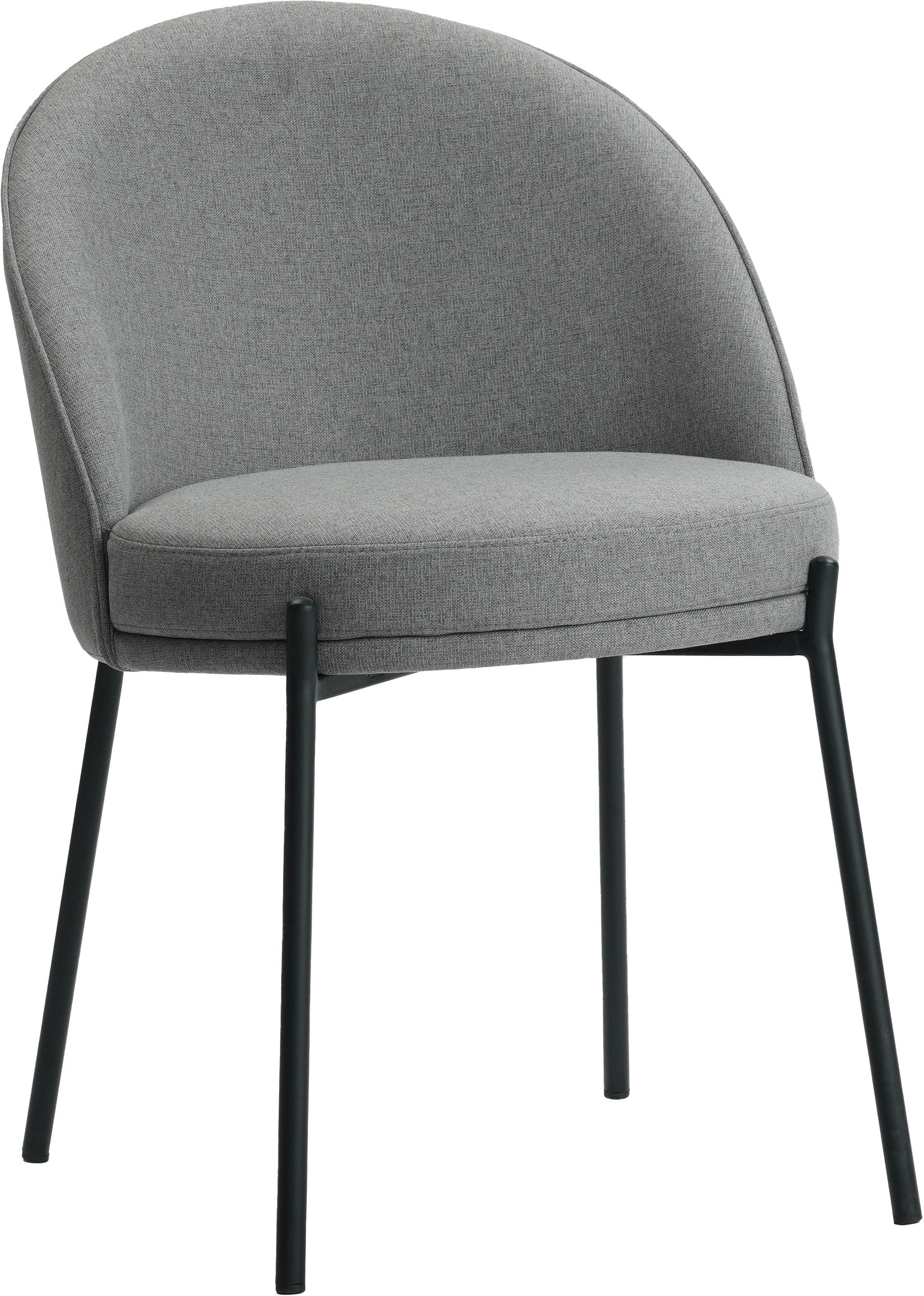 LeGer Home by Lena Gercke Esszimmerstuhl »Isalie«, (Set), 2 St., mit pflegeleichtem Webstoff, Metallgestell, Sitztiefe 47 cm