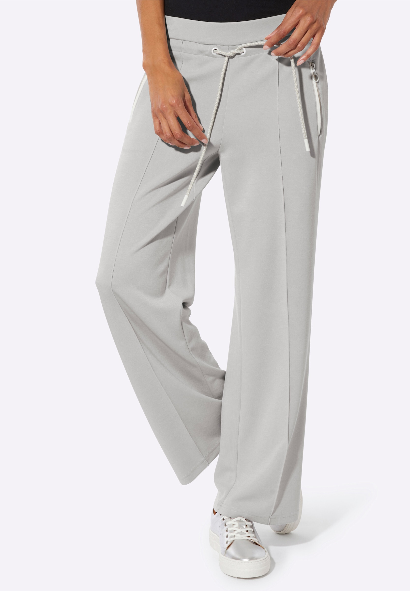 creation L Jerseyhose »Modal-Mix-Jersey-Hose Jerseyhose mit Reißverschluss-Taschen«