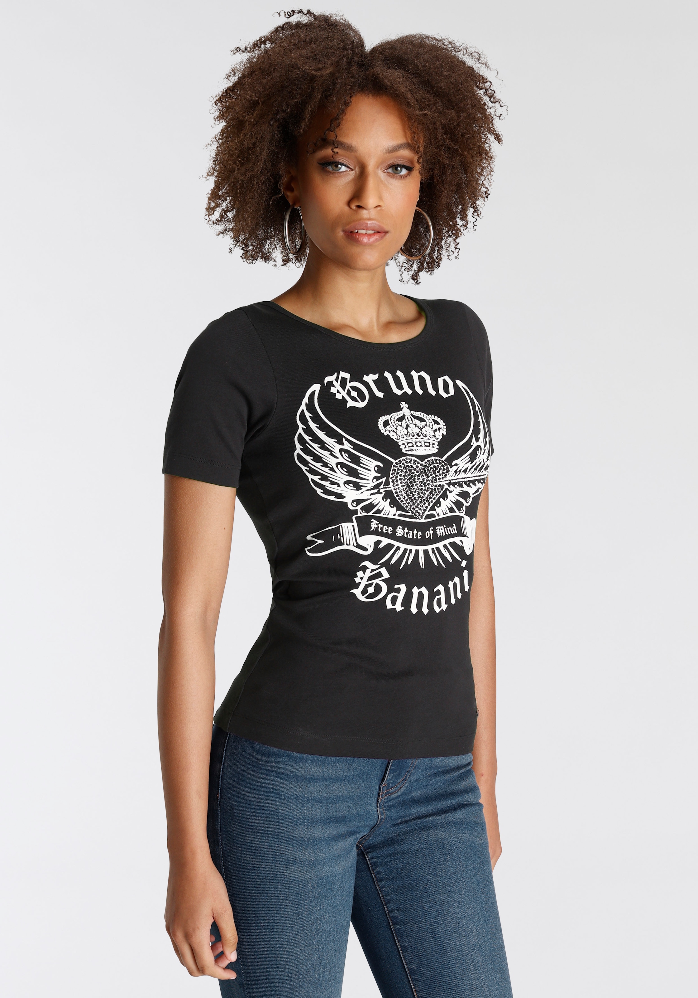 online Banani KOLLEKTION OTTO Bruno Logo-Print bei NEUE T-Shirt,