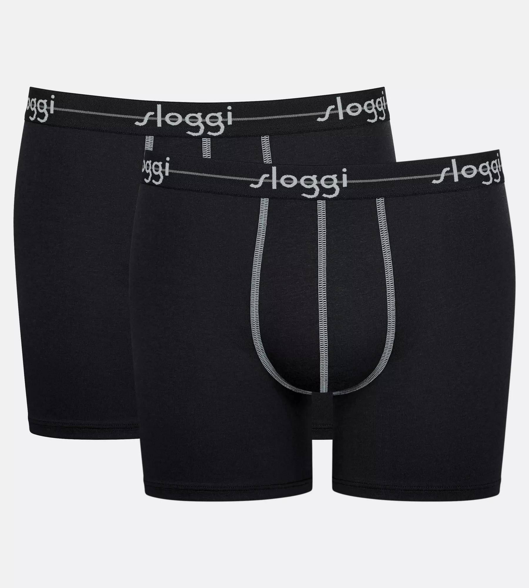 sloggi Boxershorts »men Start« 2er Pack,  ohne Eingriff, extra weiches Taillenband, Single-Jersey Qualität
