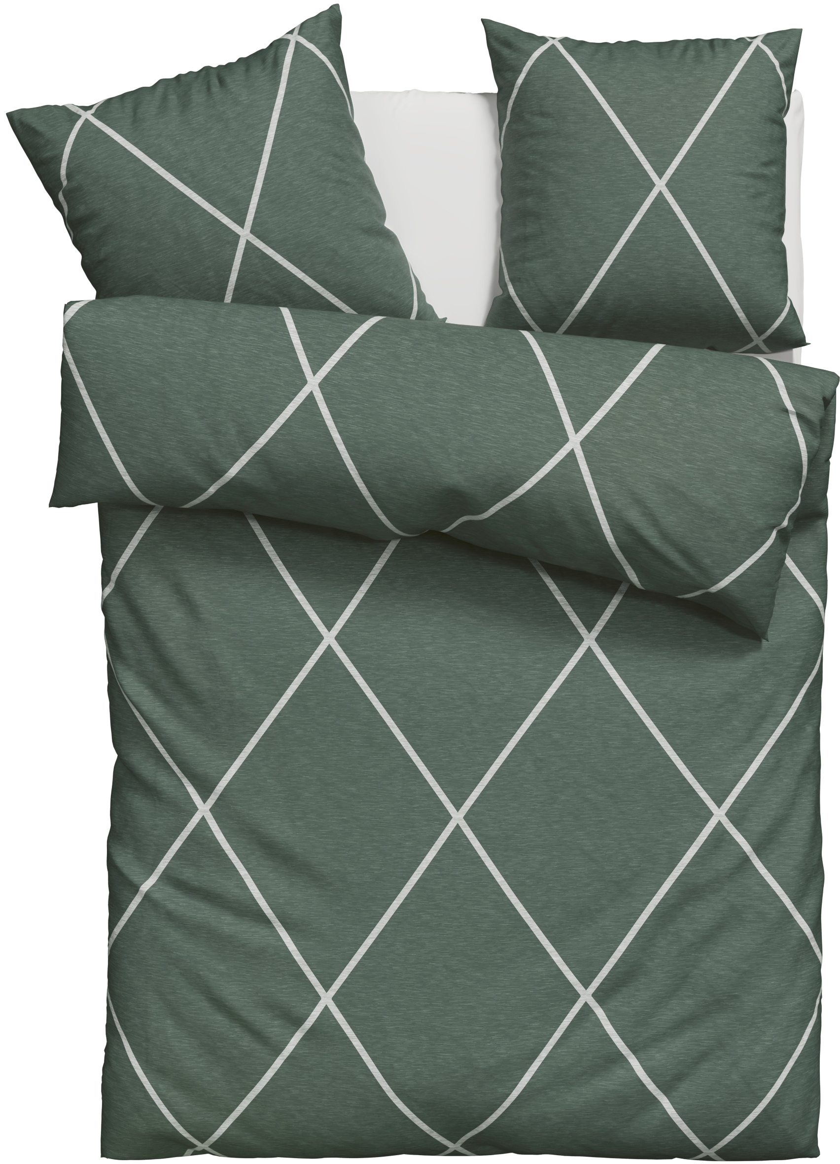 OTTO home Bettwäsche »Belle« 2 Stk. Renforcé Qualität,  Reißverschluss