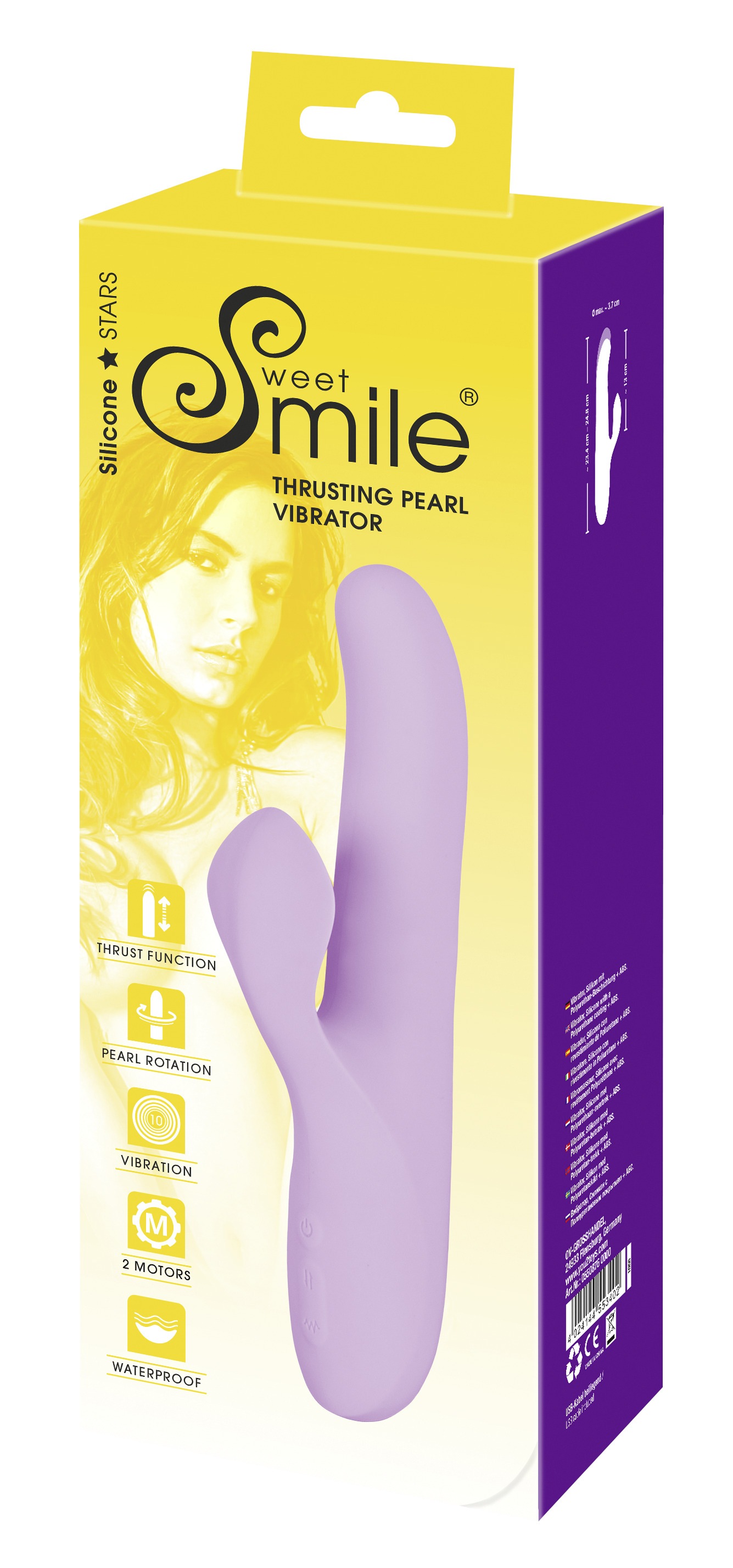 Sweet Smile Vibrator »Rabbitvibrator Thrusting Pearl Vibrator«