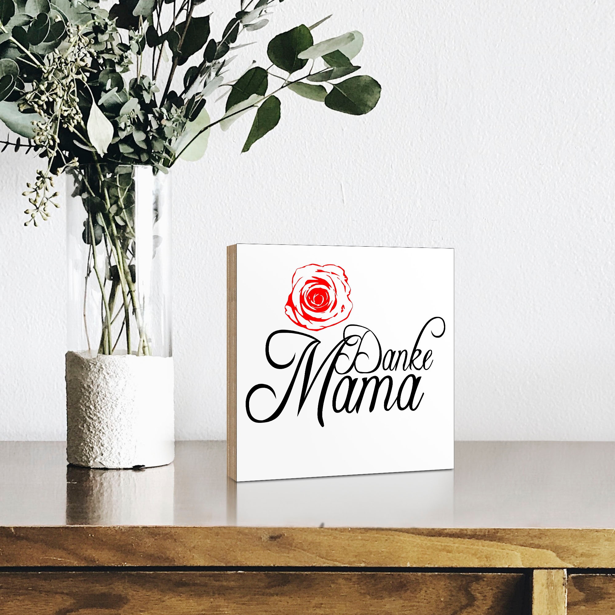 Artland Holzbild »Danke Mama«, Sprüche & Texte, (1 St.)