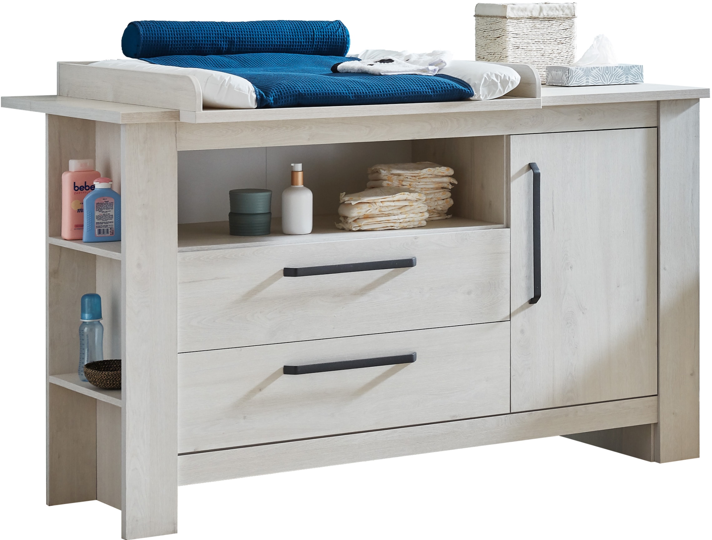 arthur berndt Babymöbel-Set »Til« Spar-Set, Kinderbett, Wickelkommode, 2 Stk. tlg. mit Kinderbett und Wickelkommode; Made in Germany