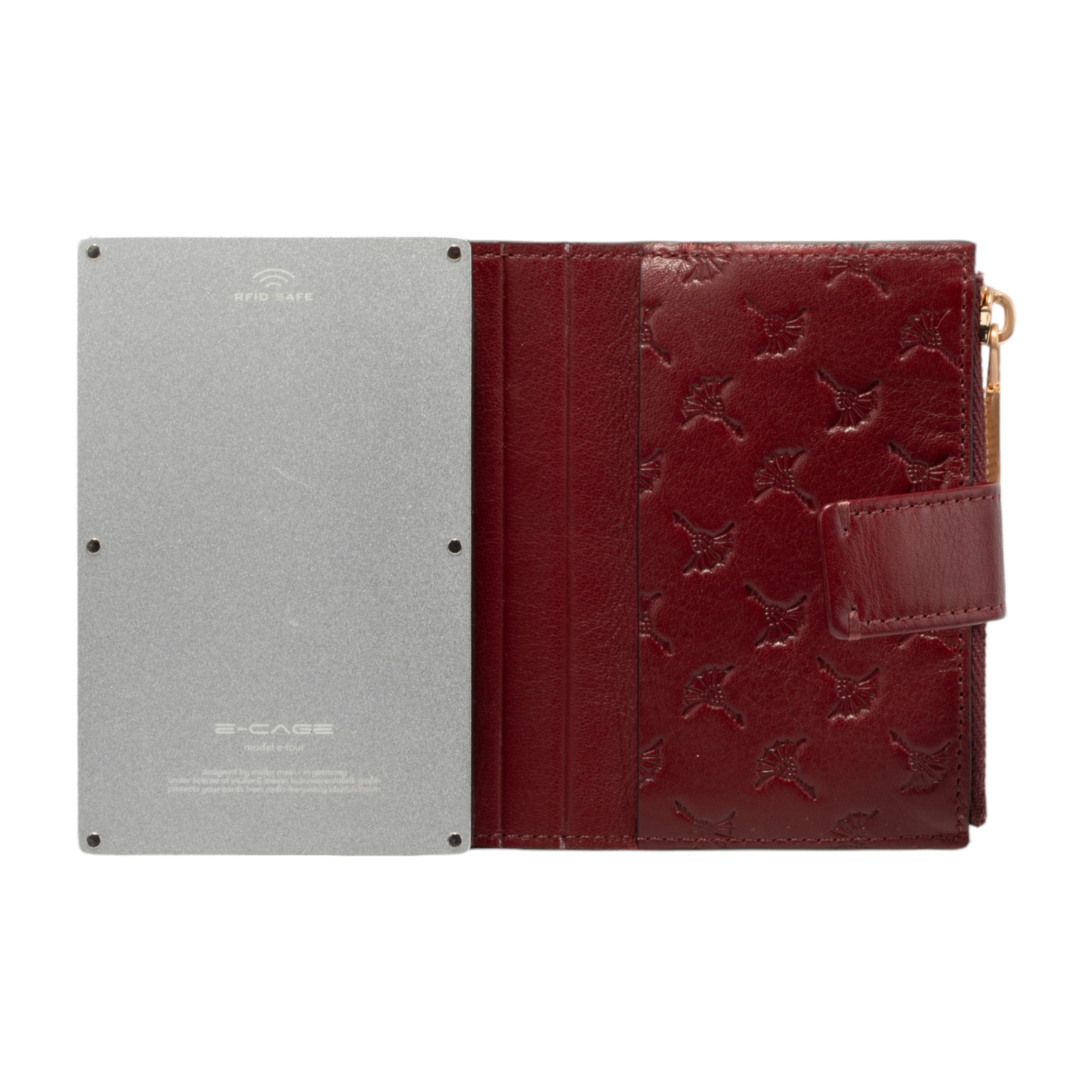 JOOP! Kartenetui »sofisticato 1.0 c-four e-cage sv8« Geldbörse Portemonnaie Damenbörse Ledergeldbörse