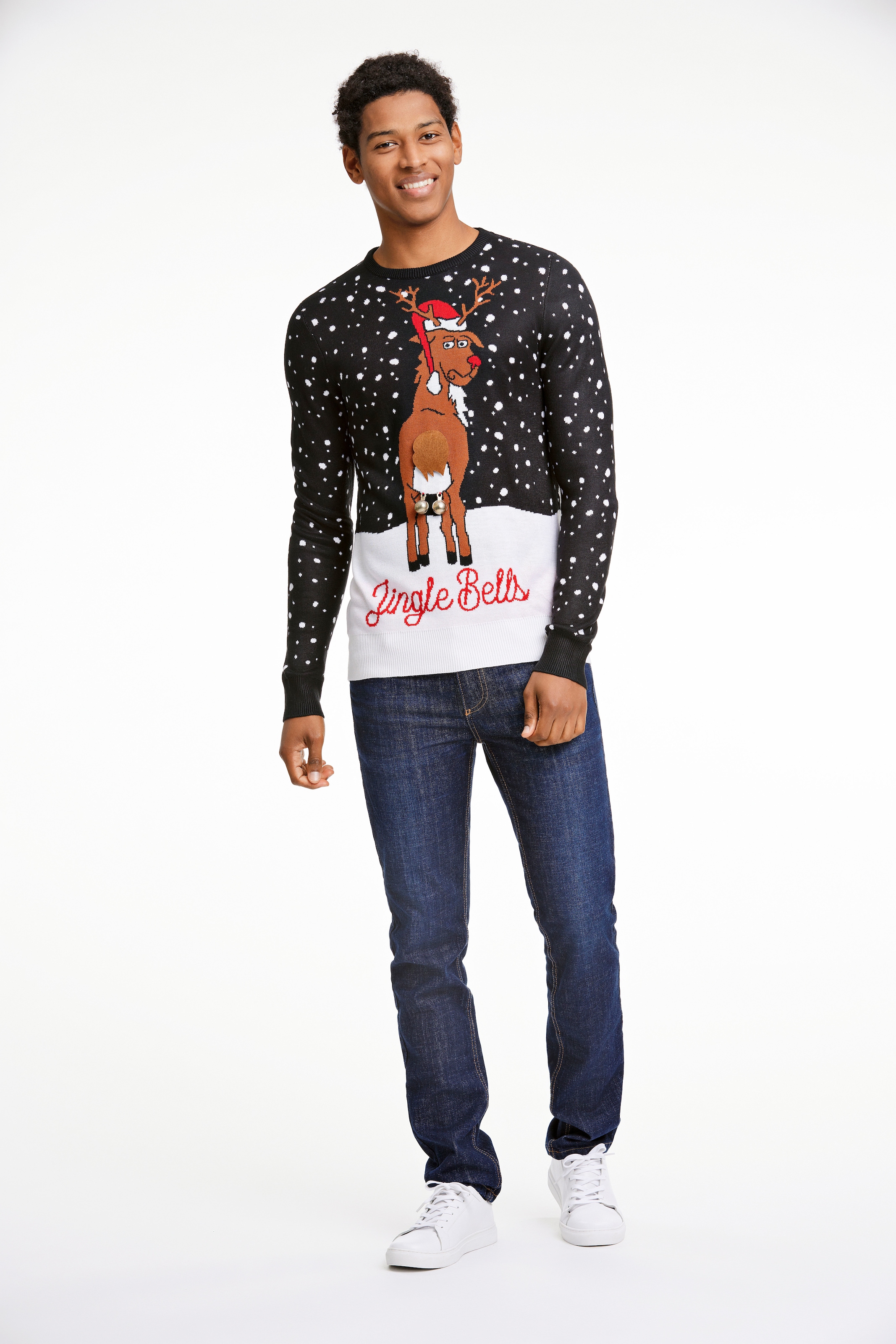 LINDBERGH Weihnachtspullover in Weihnachts-Optik