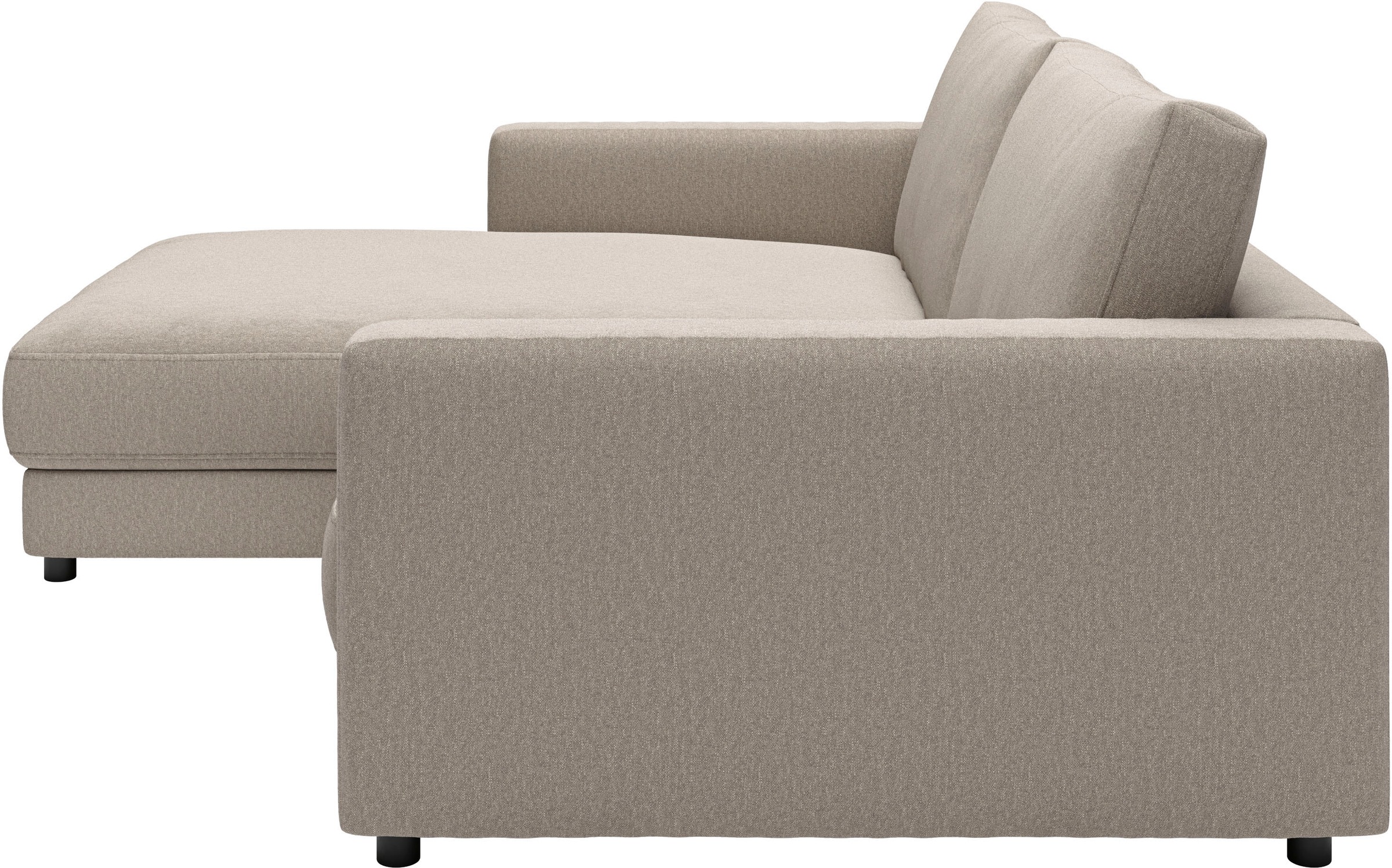 Home affaire Ecksofa »Ecksofa Jiro, L-Form, große Sitztiefe, Breite 226 cm« lose Sitz- & Rückenkissen, weicher Polsteraufbau, komfortabel & modern