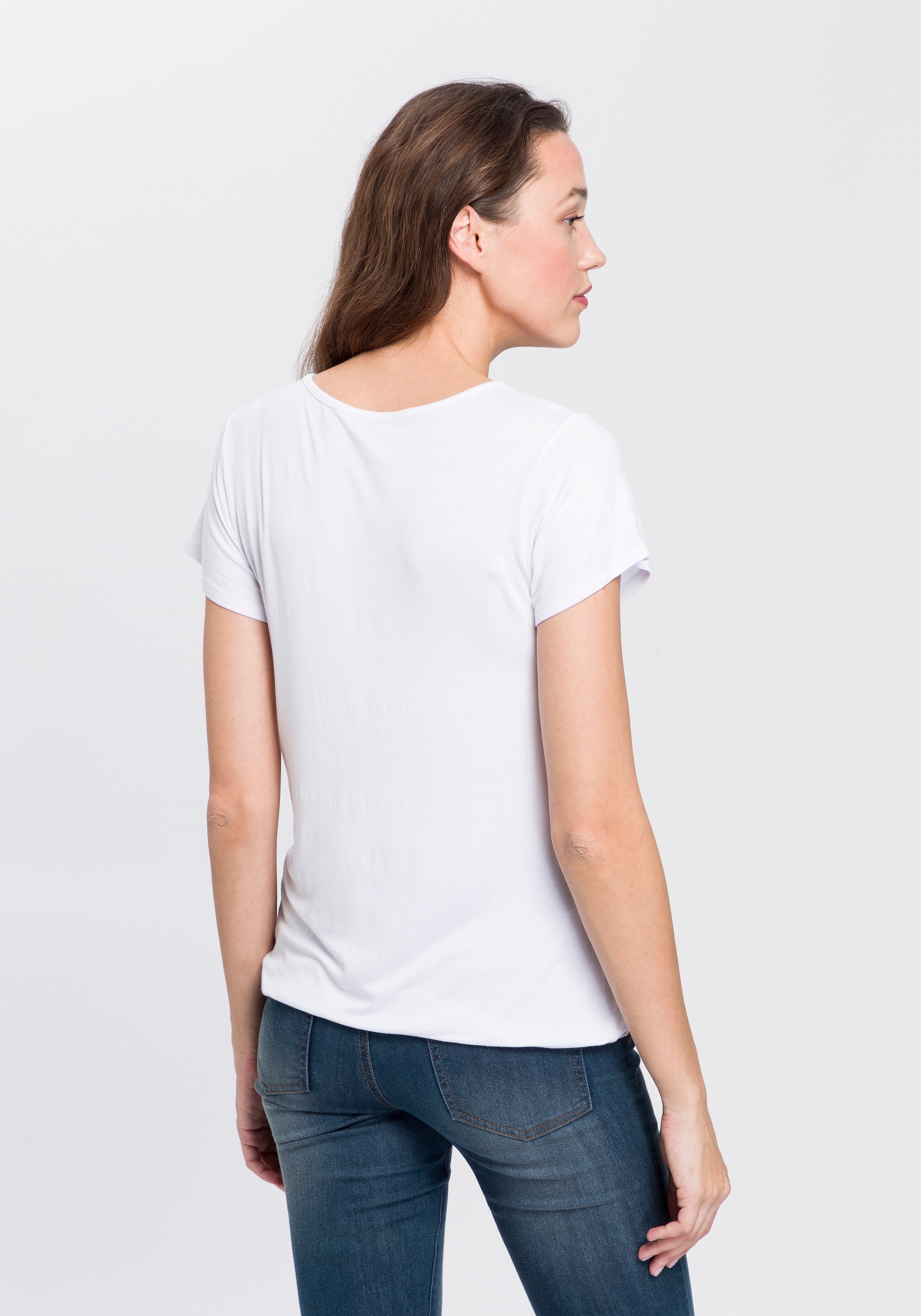 T-Shirt, Flashlights OTTO online bei (Packung, 2er-Pack), leichtem Flügelarm Mit