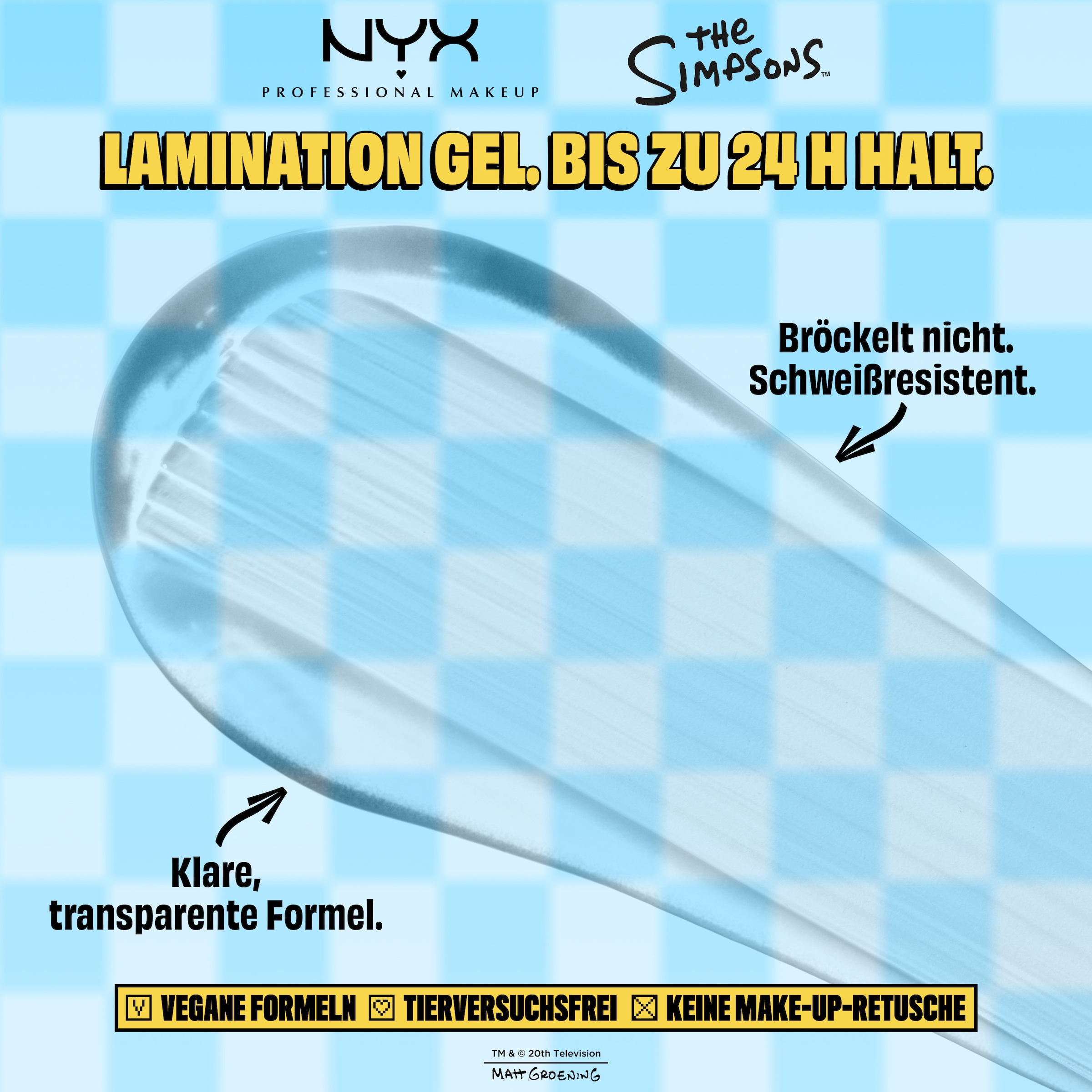 NYX PROFESSIONAL MAKEUP Augenbrauenpflege »MARGE SIMPSON MEGA GLUE 2-IN-1« Augenbrauen- und Haargel