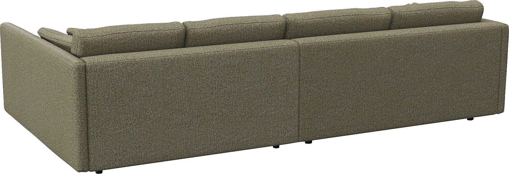 FLEXLUX Ecksofa »Lovane«, Weich & anschmiegsam, große Sitztiefe auf Kaltschaum, Dekokissen inkl.