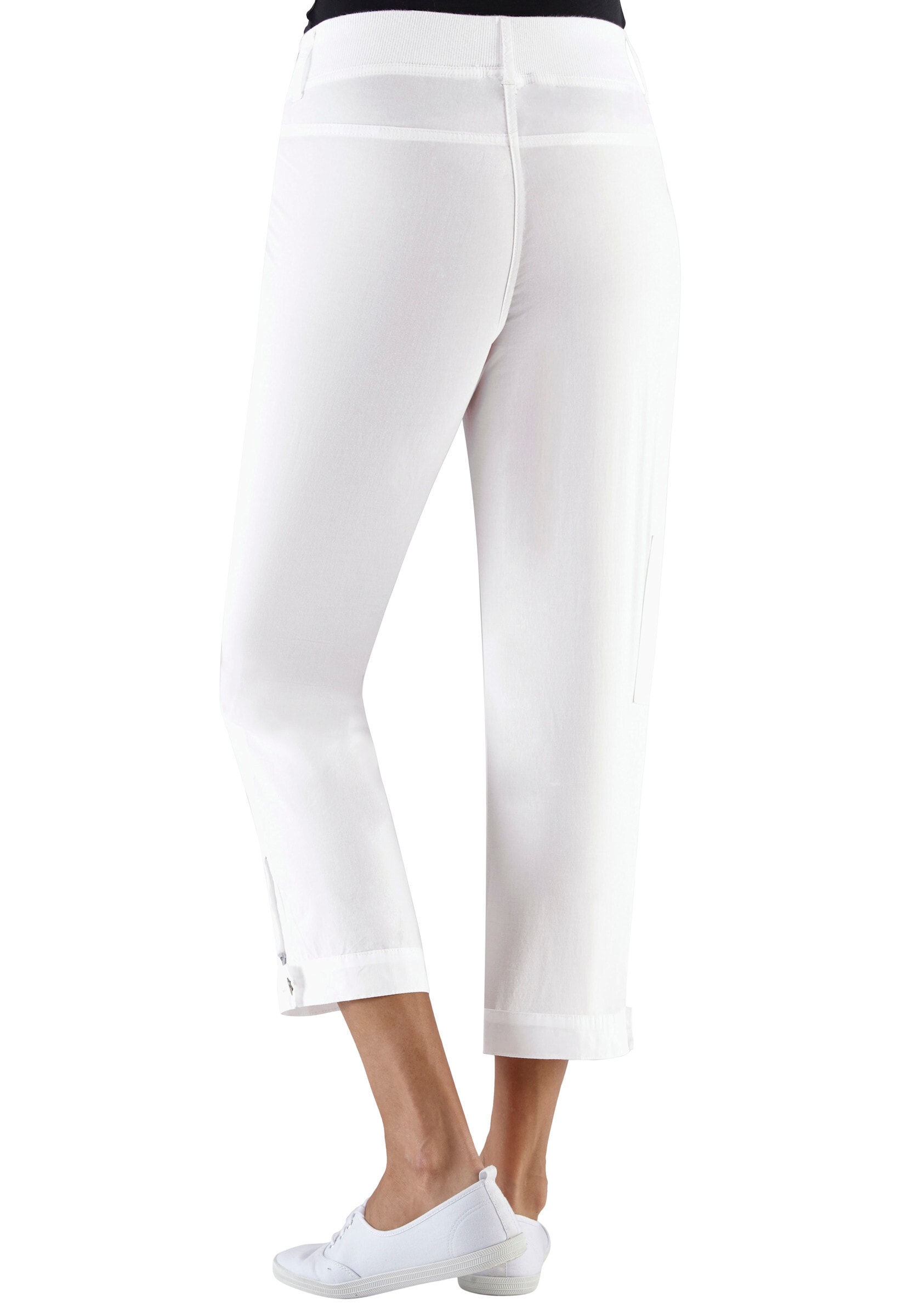Witt Cargohose »Hose wadenlang Stretch-Hose mit Zipper am Beinabschluss«