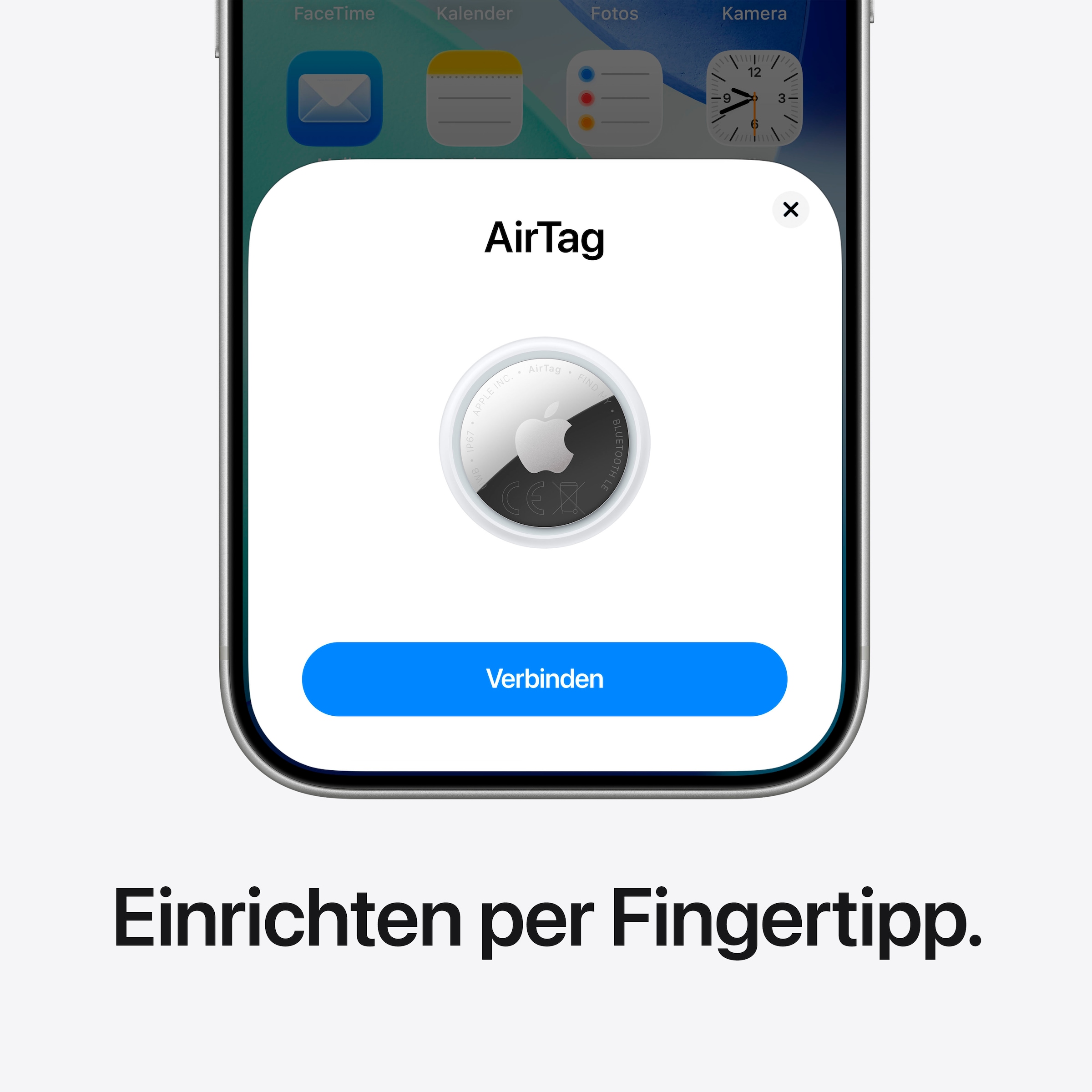 Apple Bluetooth-Tracker »AirTag 2nd Gen 1er Pack«