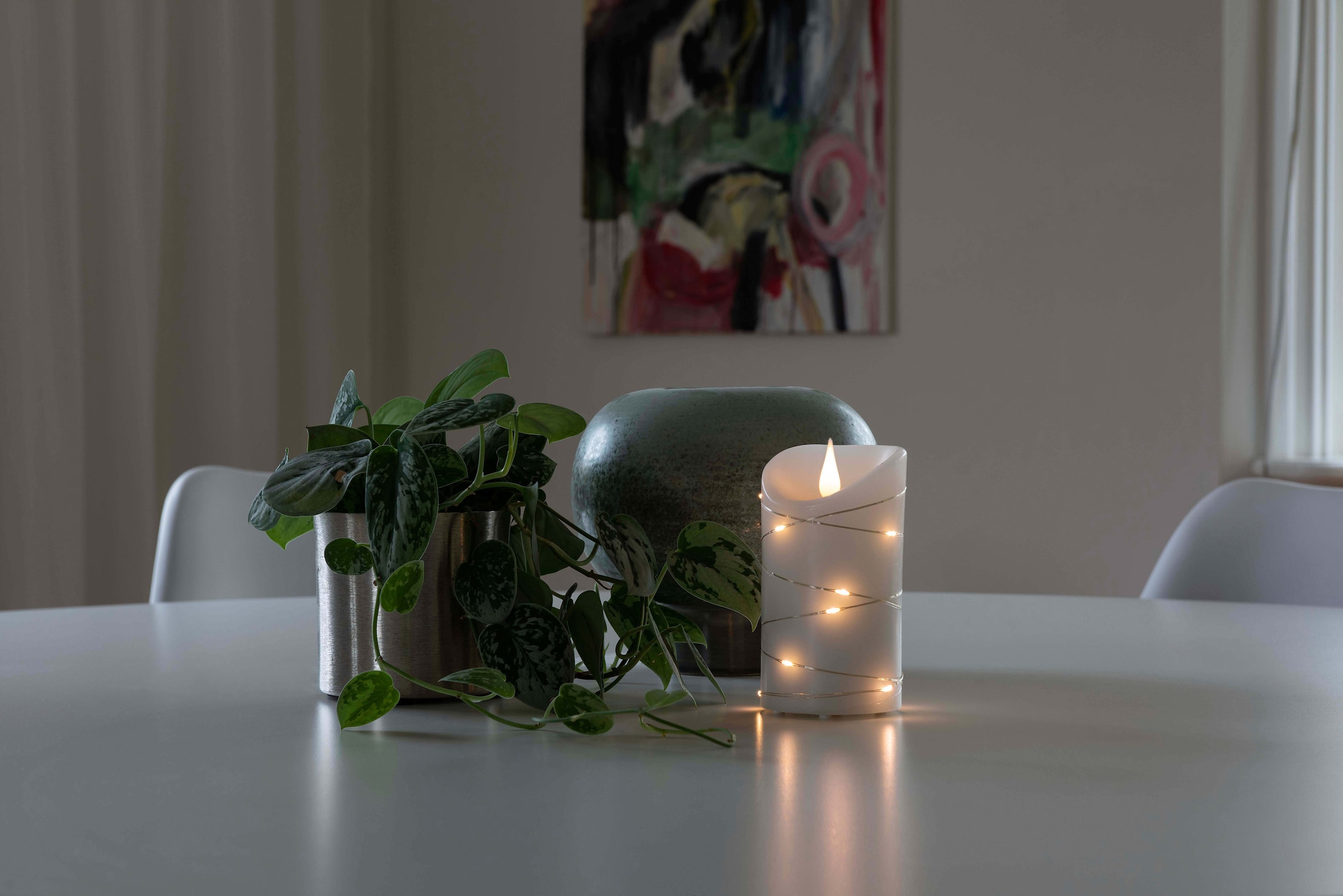 KONSTSMIDE LED Laterne, 1 flammig-flammig, LED Laterne Rentier,  Weihnachtsmann und Schlitten im OTTO Online Shop