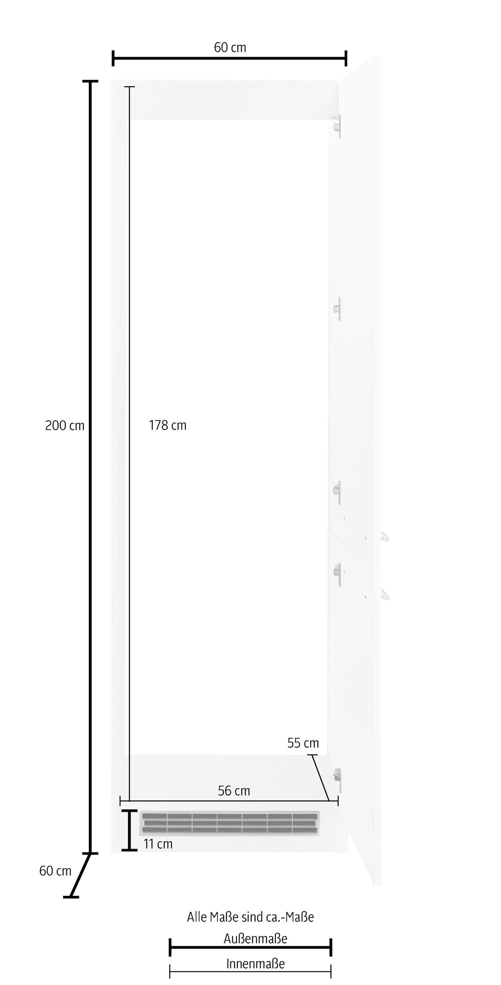 HELD MÖBEL Kühlumbauschrank »Eton«, für großen Kühlschrank, Nischenmaß 178  cm kaufen bei OTTO