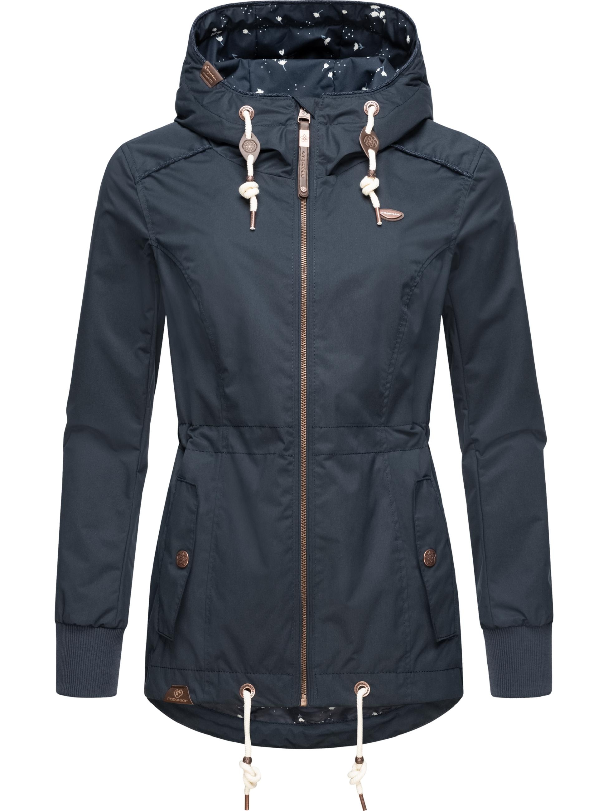 Ragwear Outdoorjacke »Übergangsjacke Danka«, mit Kapuze, Wasserdichte Übergangsjacke mit großer Kapuze