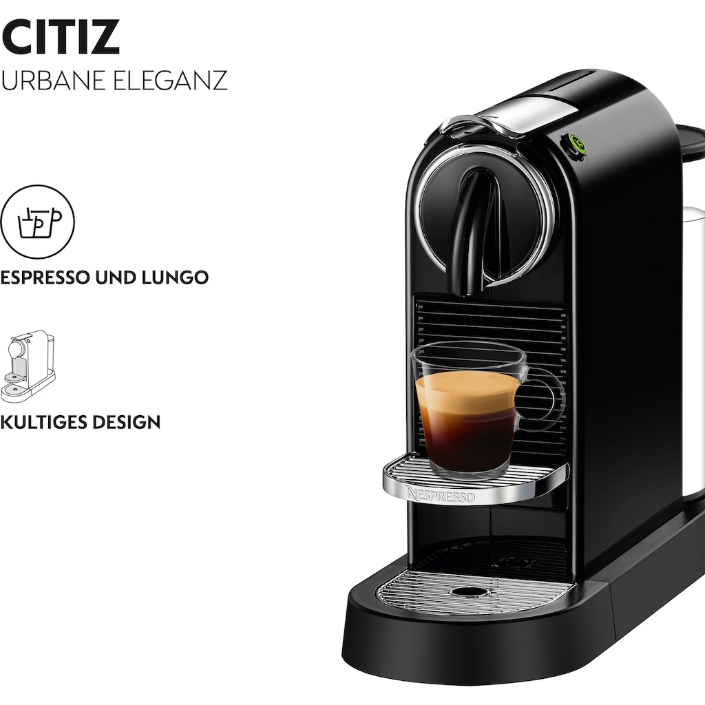 Nespresso Kapselmaschine »CITIZ EN 167.B von DeLonghi, Black«