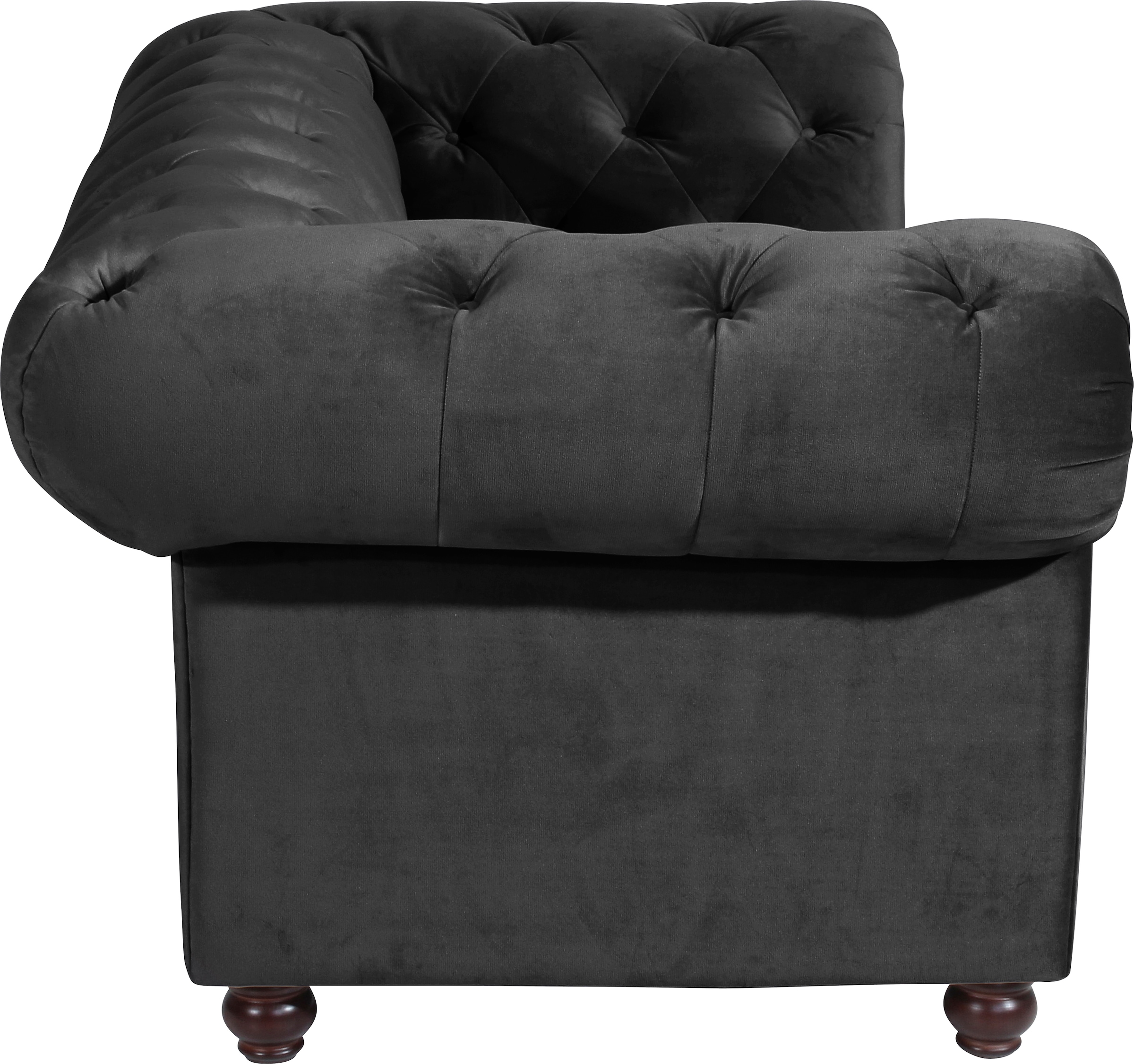 Max Winzer® Polstergarnitur »Old England Chesterfield, hochwertig und elegant«, (3 tlg.), mit edler Knopfheftung, 3-tlg.