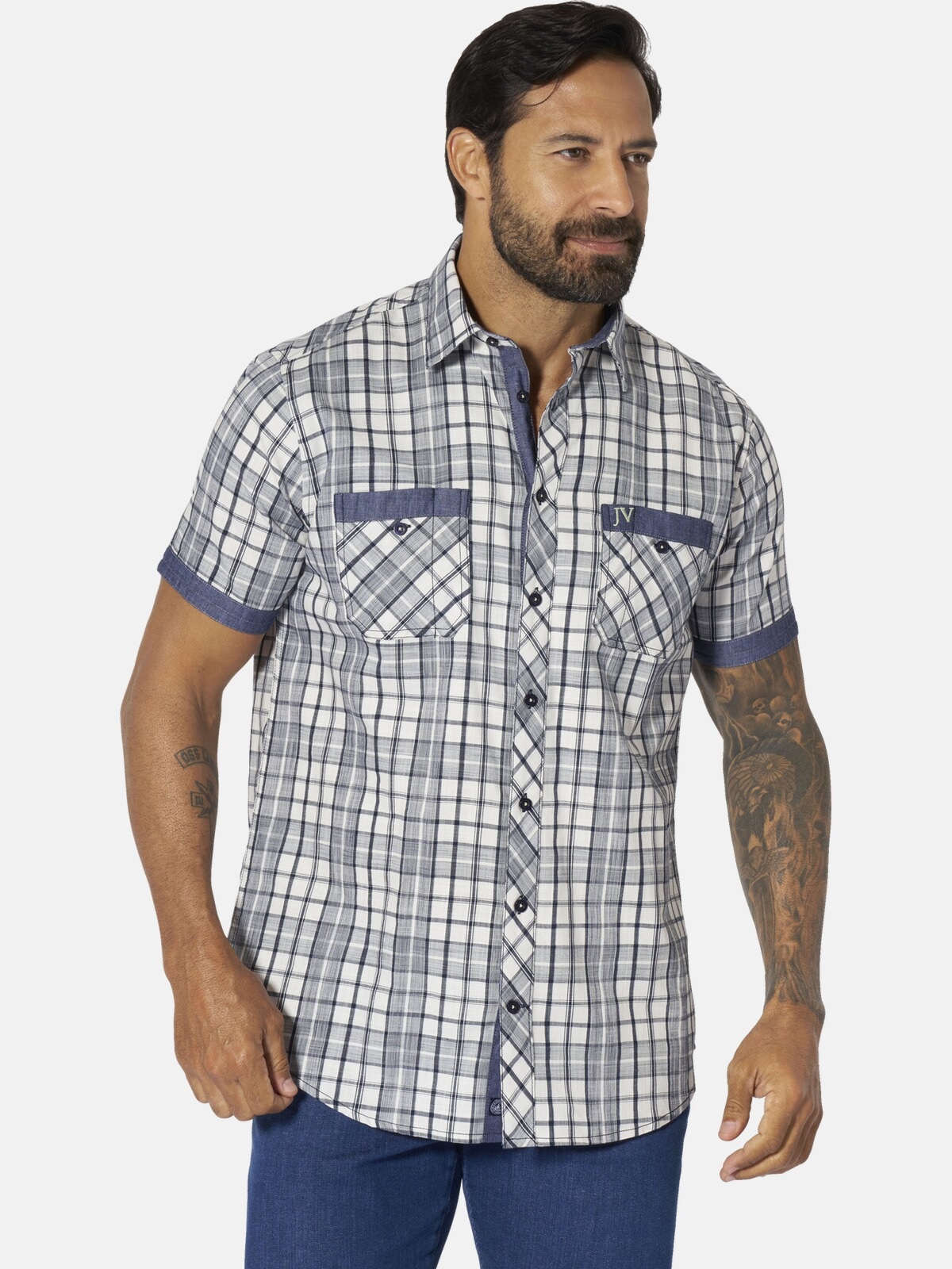 Jan Vanderstorm Kurzarmhemd »Kurzarmhemd DAGSON«