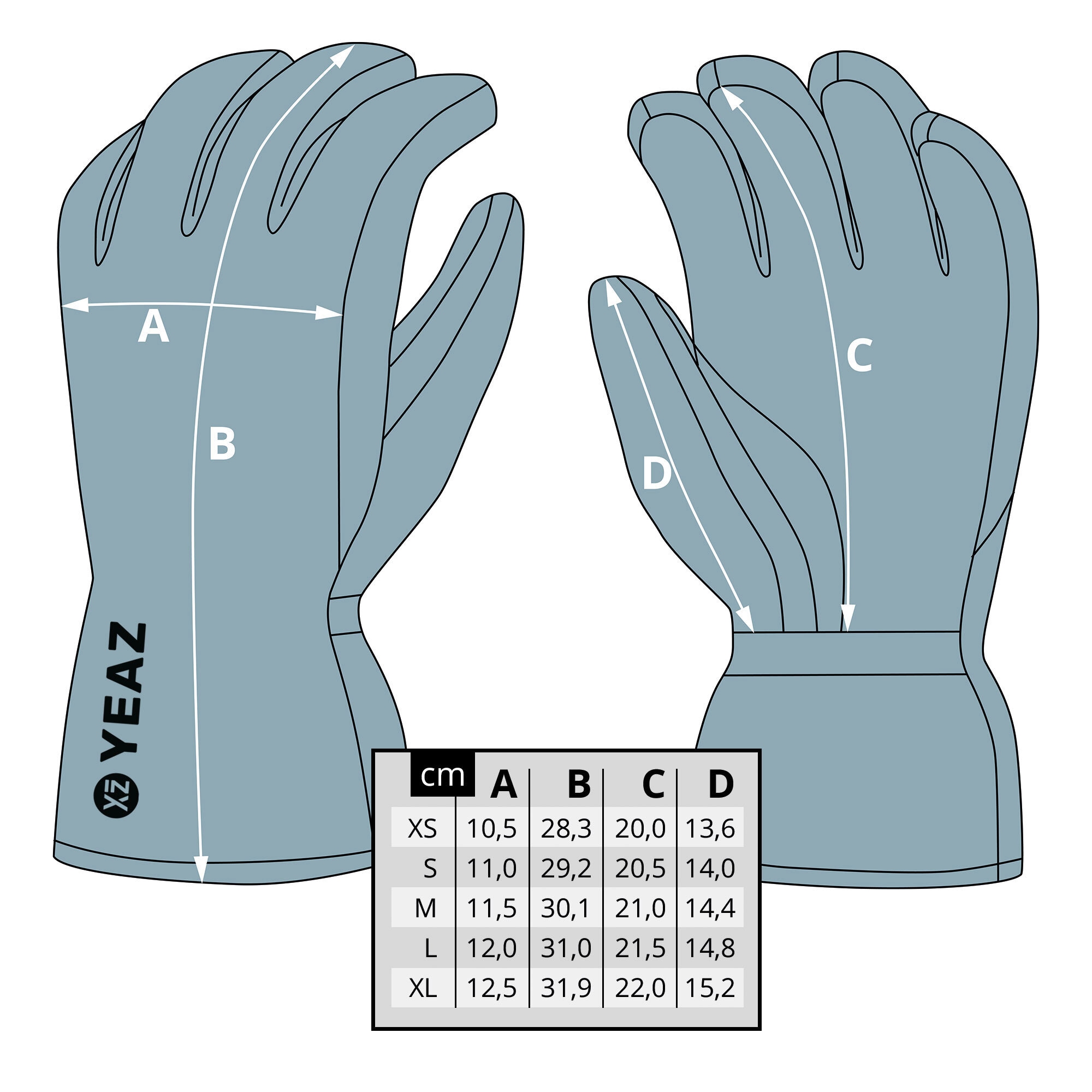 YEAZ Skihandschuhe »Skihandschuhe RIDIN«