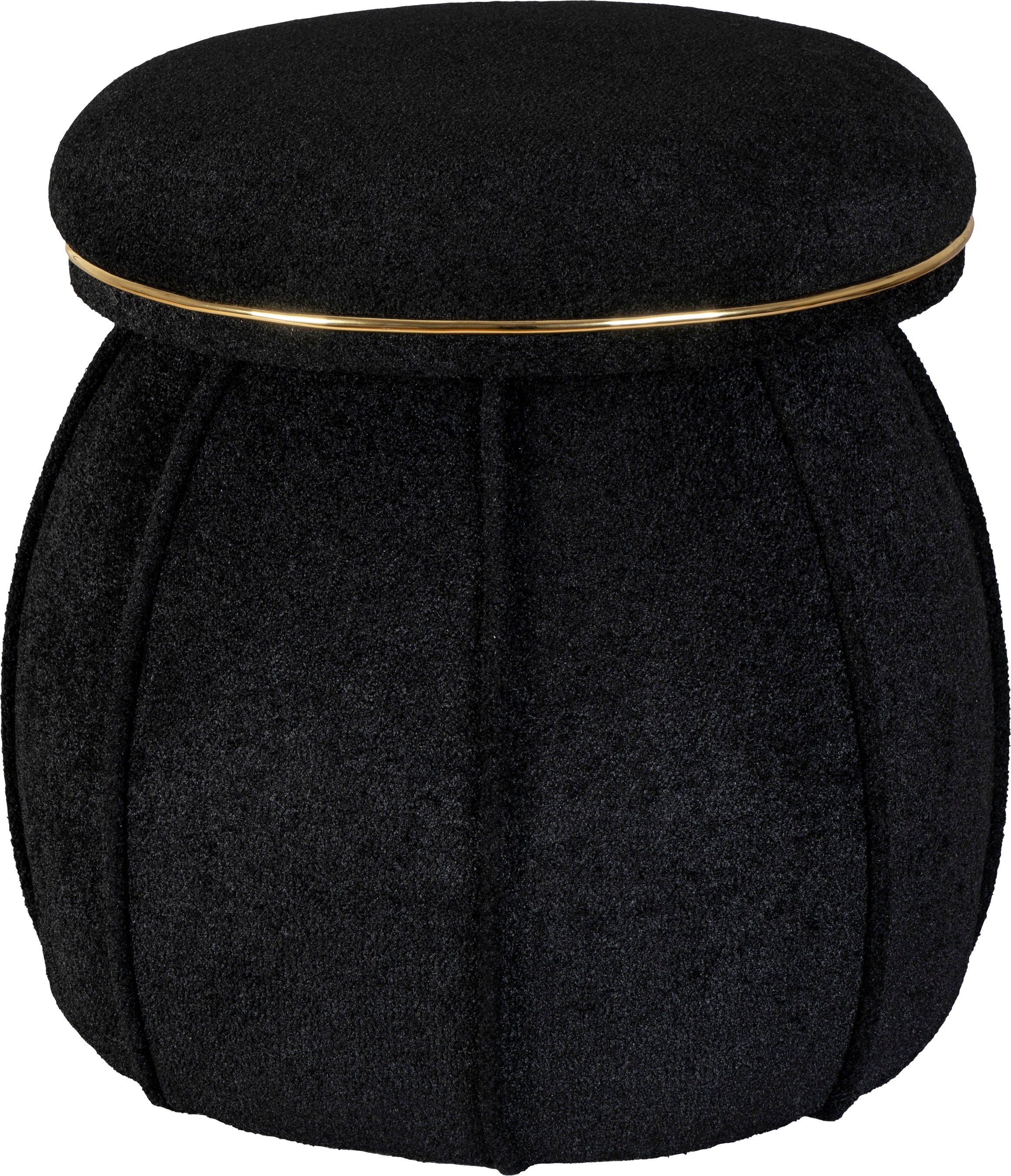 Kayoom Sitzhocker »Hocker Corin,extravagante Form,stilvolle Farben,elegant gesteppter Fuß«, (1 St.), komfortabel, hochqualitativ, pflegeleicht, sorgfältig verarbeitet
