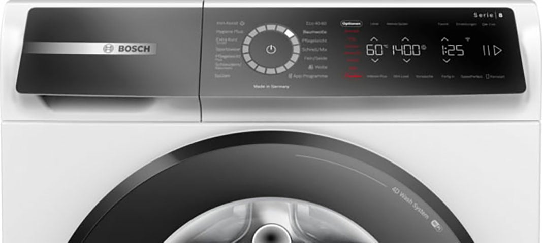 BOSCH Waschmaschine »WGB254030«, Serie 8, WGB254030, 10 kg, 1400 U/min,  Iron Assist reduziert dank Dampf 50 % der Falten online bei OTTO
