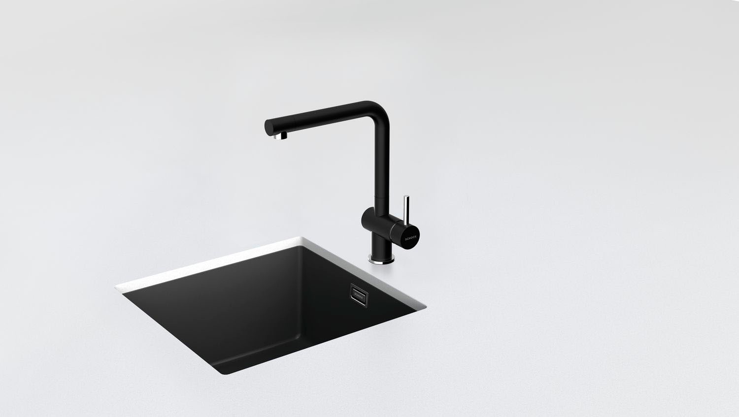 Schock Küchenarmatur »EPOS FA« Festauslauf, Hochdruck, Schwenkbereich 360°