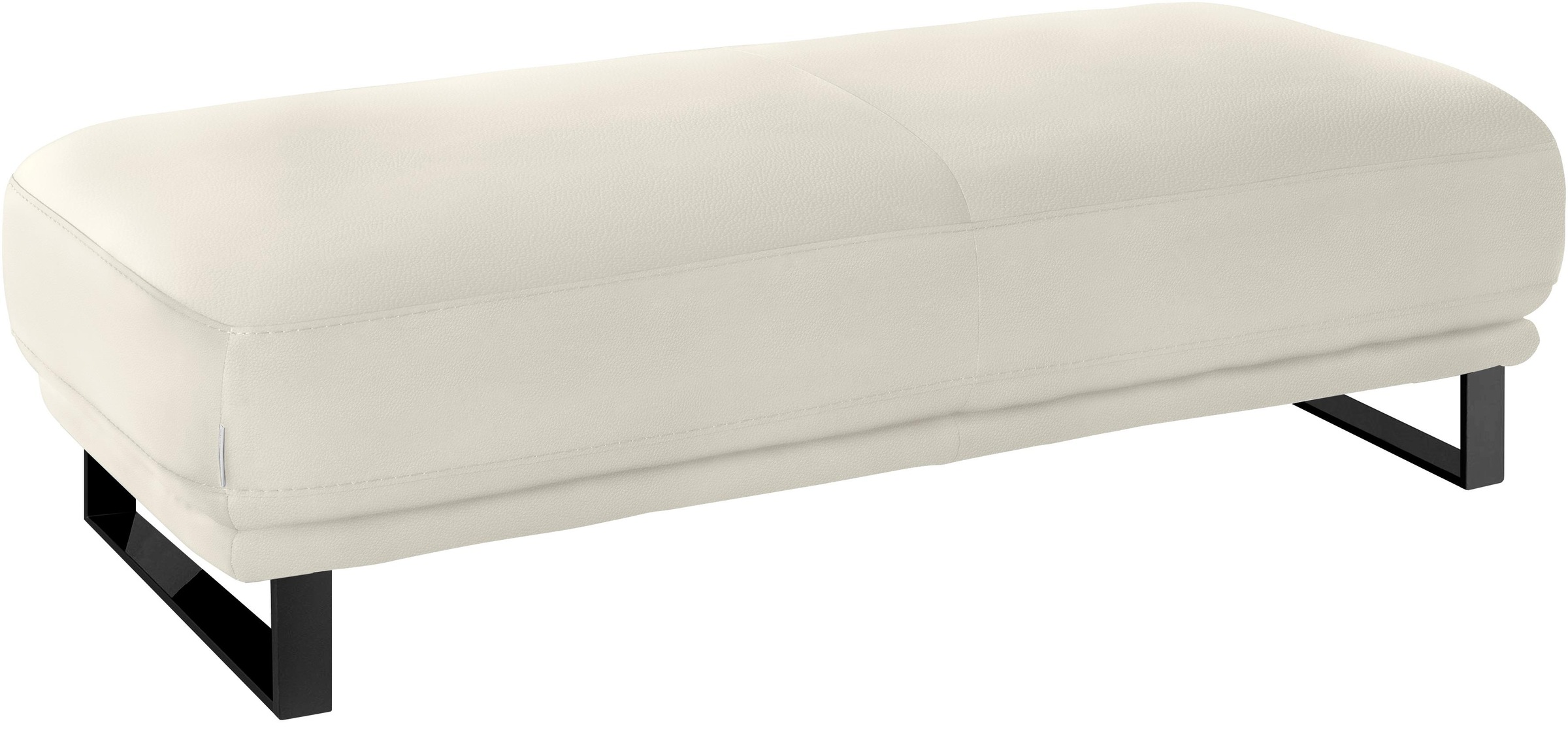 W.SCHILLIG Hocker »montanaa« mit Metallkufen in Schwarz pulverbeschichtet, Breite 141 cm