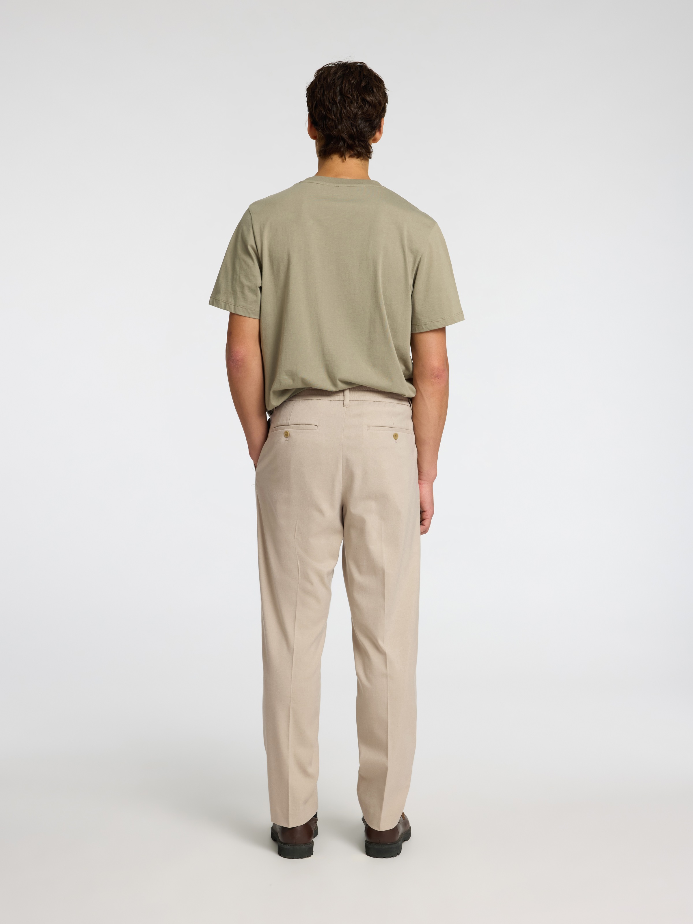 SELECTED HOMME Chinohose »SLH190-REG TAPERED LEROY PLEAT PANT NOOS«