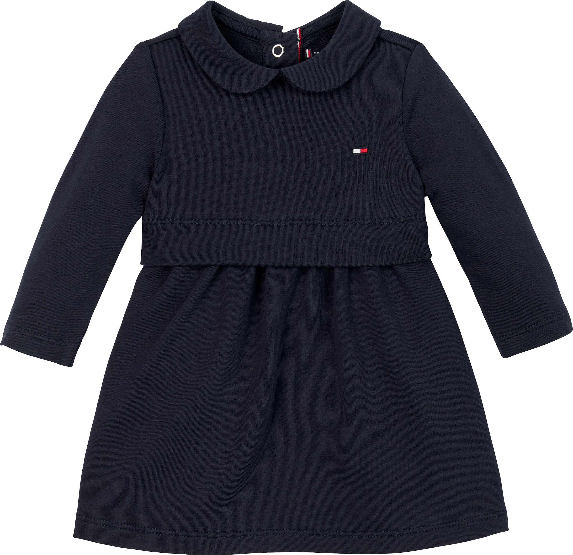 TOMMY HILFIGER Jerseykleid »ESSENTIAL DRESS LS«, mit Logostickerei