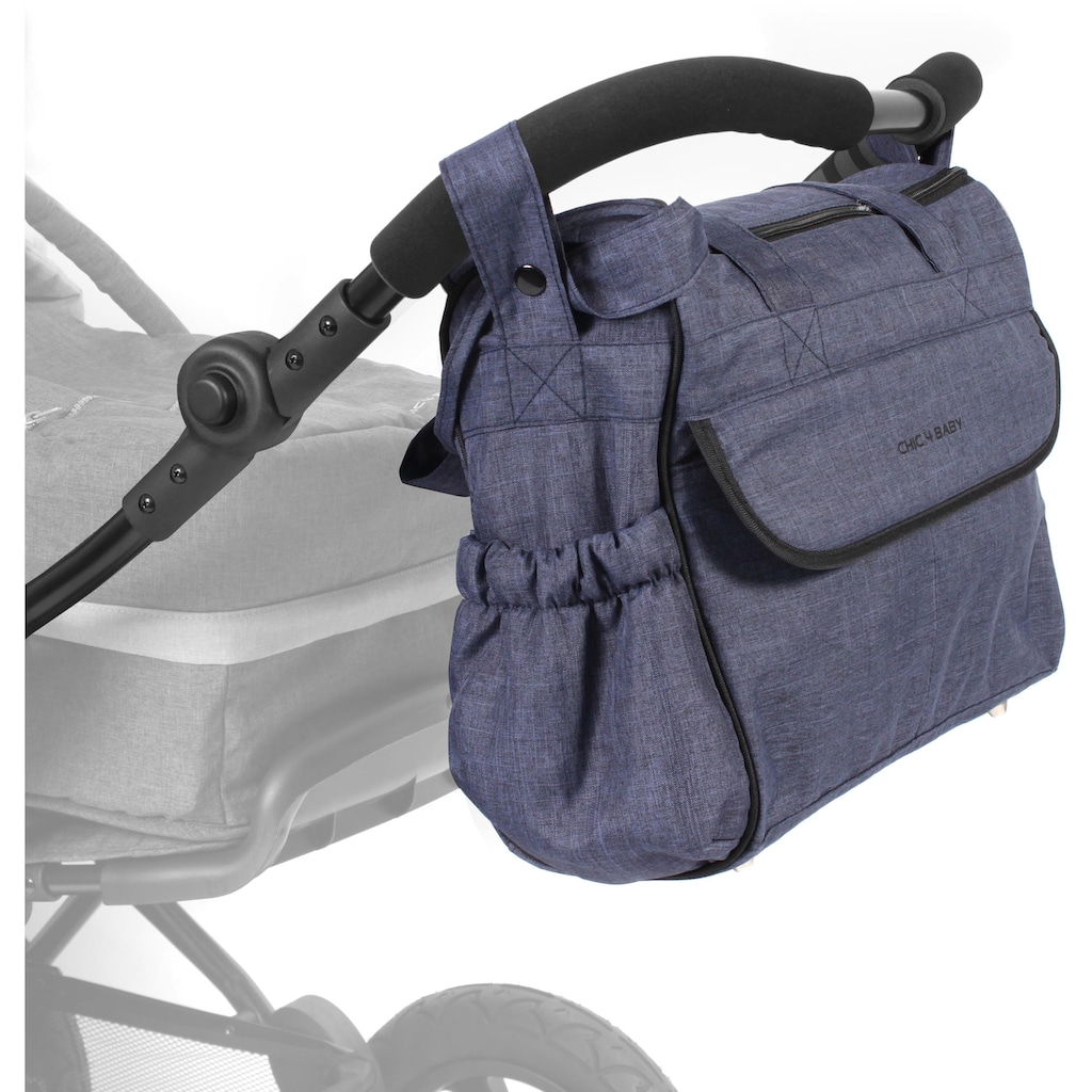 CHIC4BABY Wickeltasche »Komfort, jeans navy«