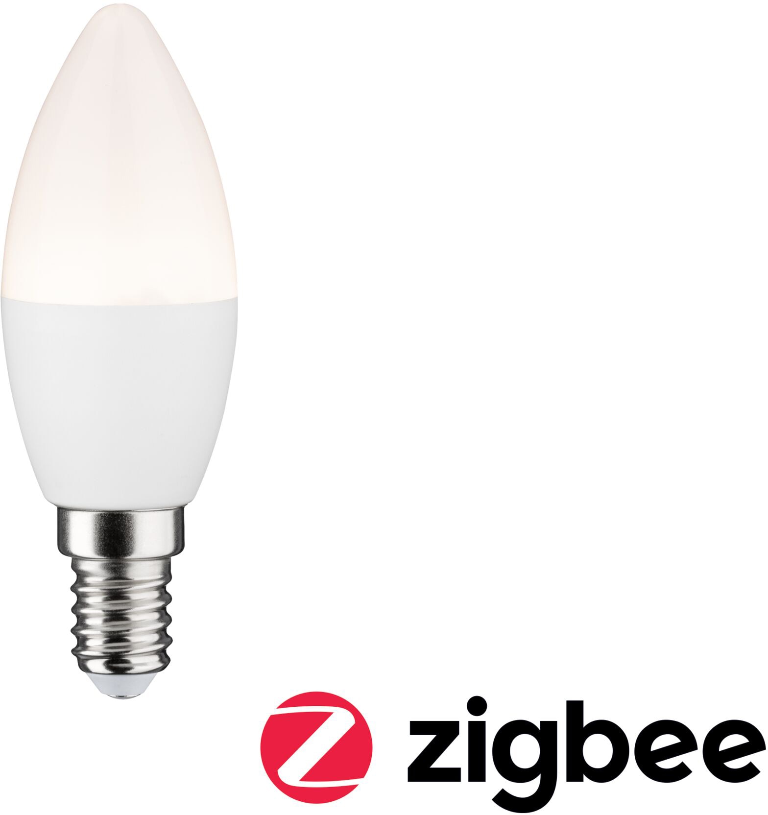 LED-Leuchtmittel »Smart Home Zigbee Kerze 5 W Matt E14 2.700K Warmweiß«, E14, 1 St.,...