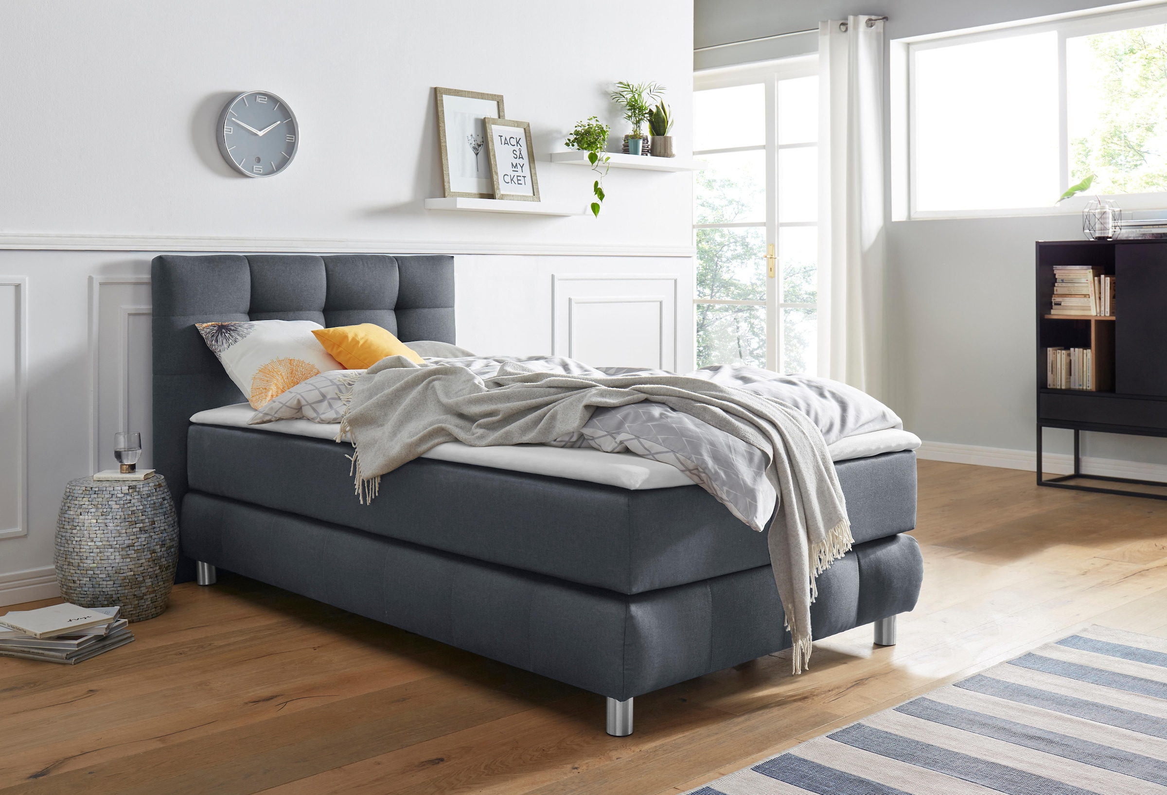Home affaire Boxspringbett »Salo« incl. Topper, 6 Breiten, 2 Härtegrade, TFK auch in Härtegrad 4