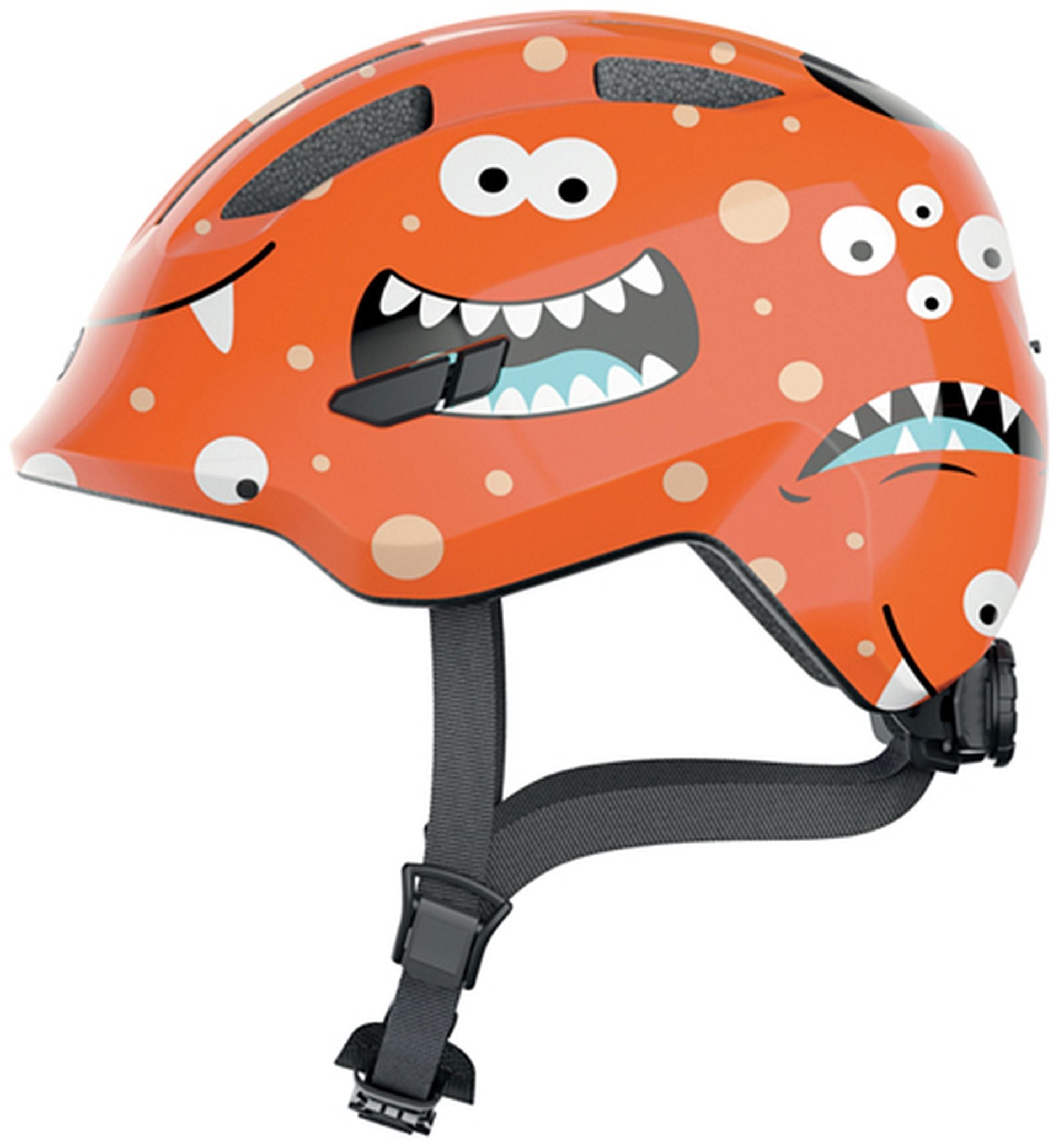 ABUS Kinderfahrradhelm »Kinder-Freizeithelm "Smiley 3.0" Monster shiny«