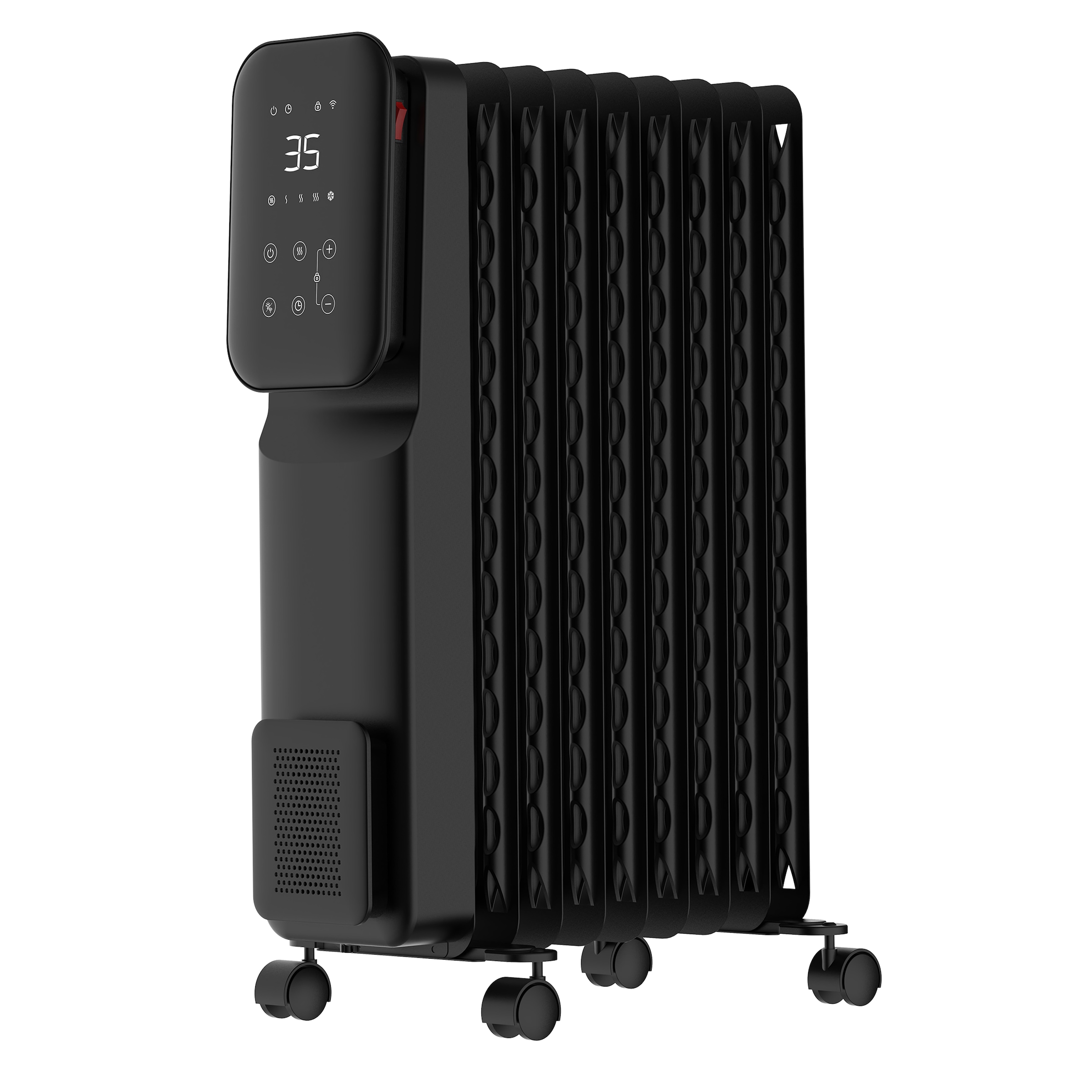 SHX Elektro-Heizkörper »Öl-Radiator mit Wifi 2000W SHXORA20W schwarz«, Timer, Smart Home fähig (Wifi)