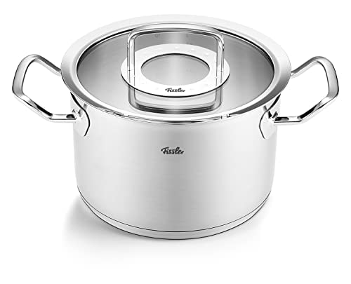 Fissler Topf-Set »Original-Profi Collection®« Set, Kochtopf 16/20/24 + Bratentopf 20 + Sauteuse 20 + Dämpfeinsatz 20cm, 6 Stk. tlg. Edelstahl 18/10