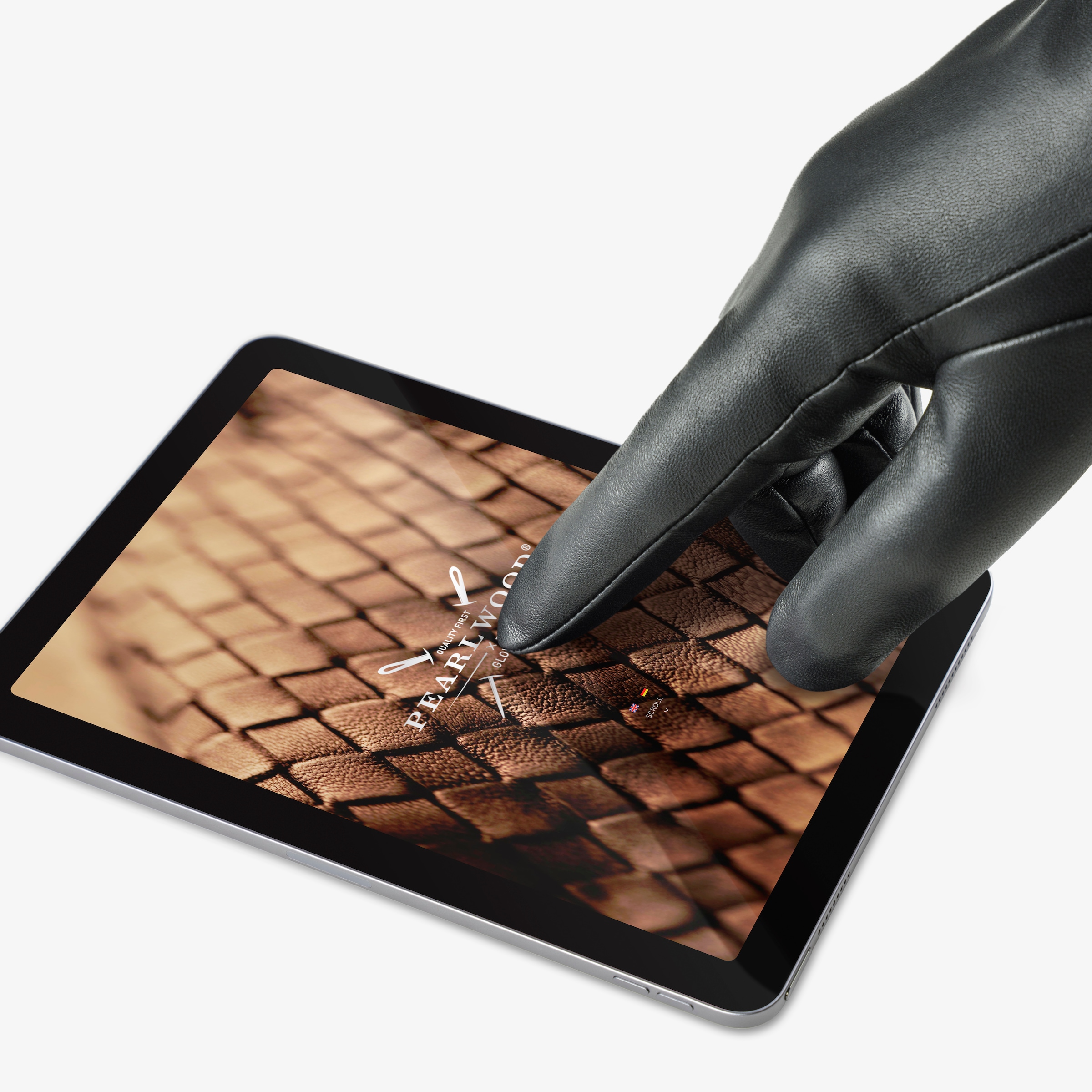 PEARLWOOD Lederhandschuhe »LETITIA« Touchscreen proofed - mit 10 Fingern bedienbar