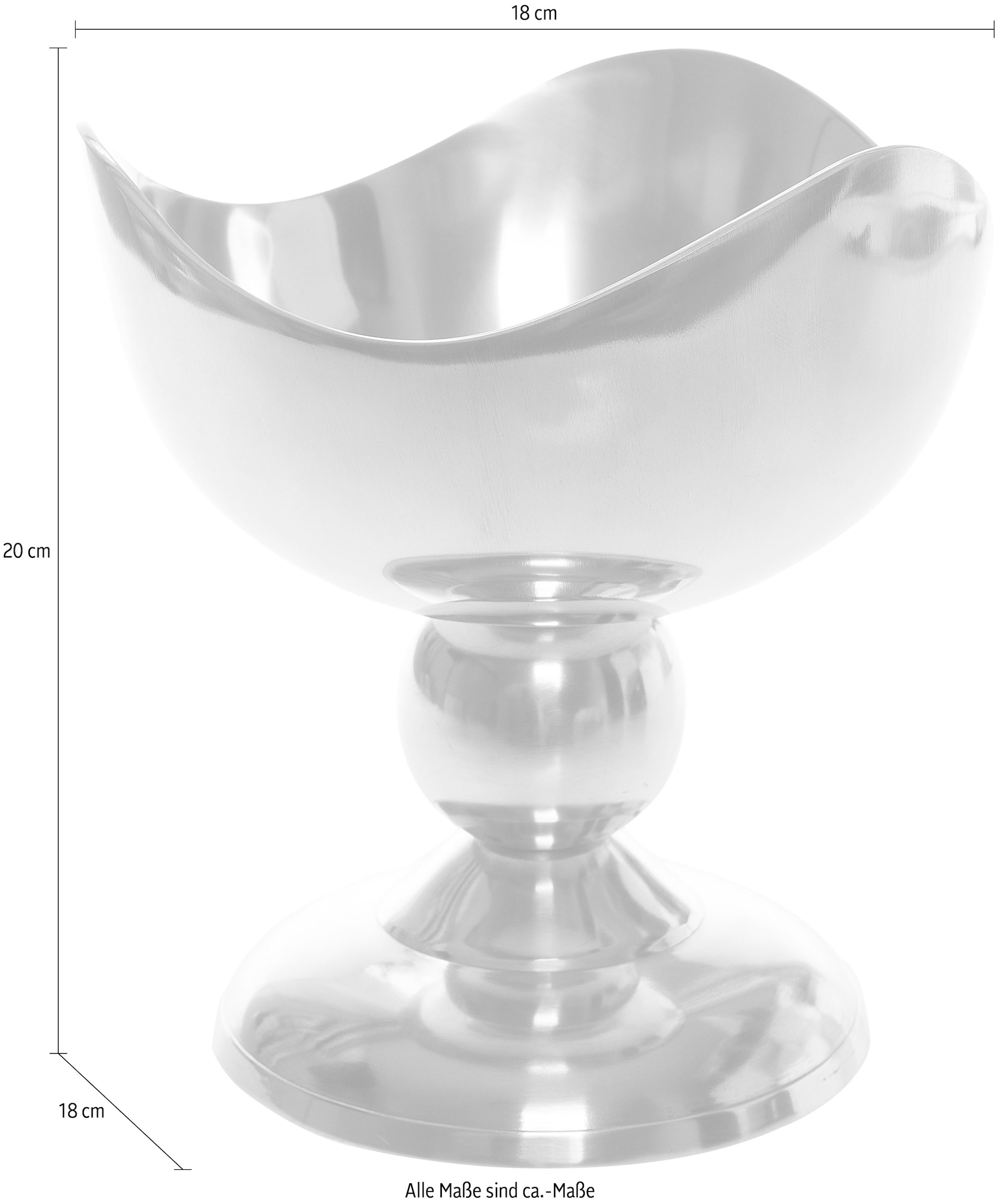 Myflair Möbel & Accessoires Dekoschale »Kamala, silber«, silberfarben