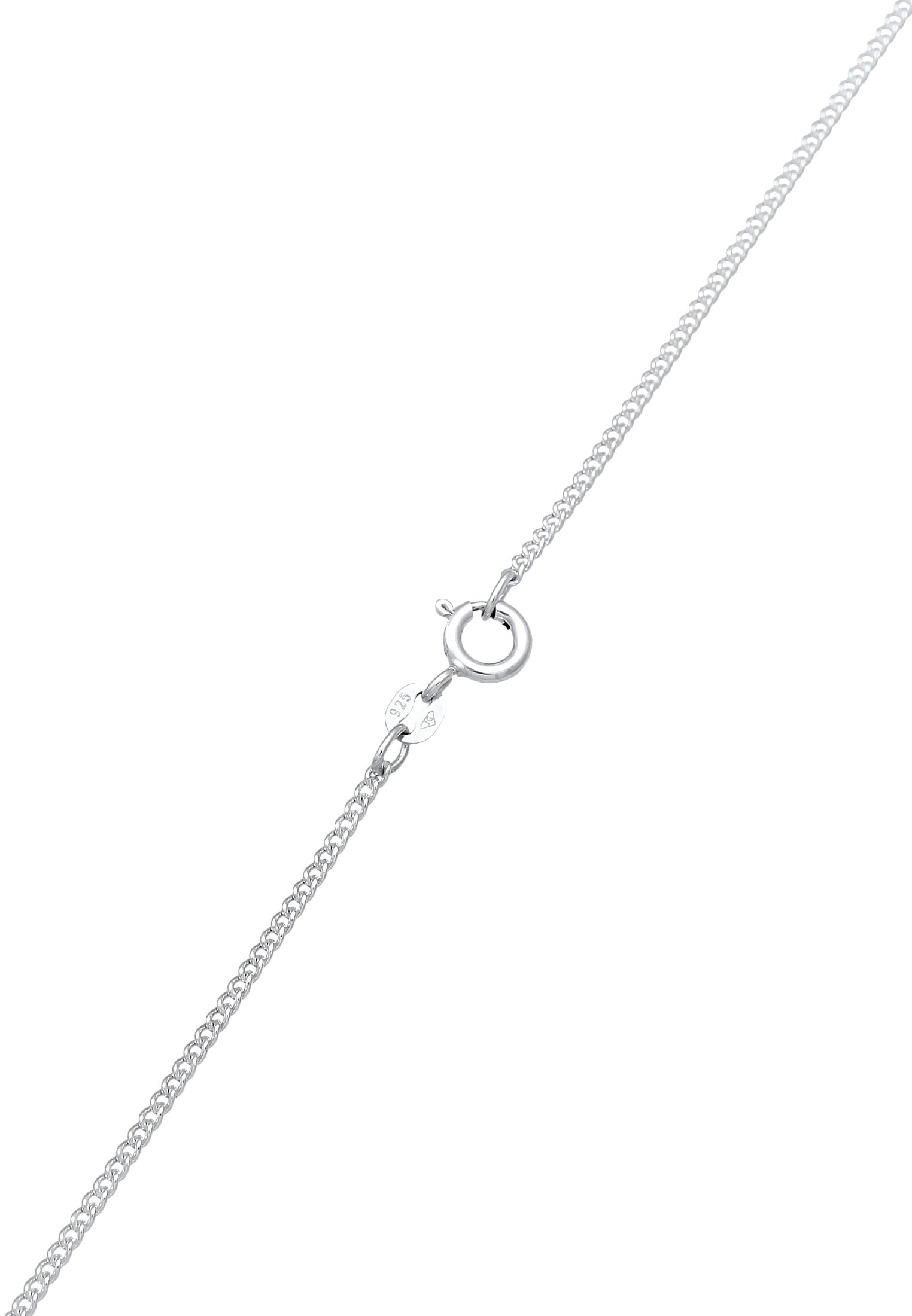 Kuzzoi Silberkette »Halskette Yin Yang Harmonie Freundschaft 925 Silber«