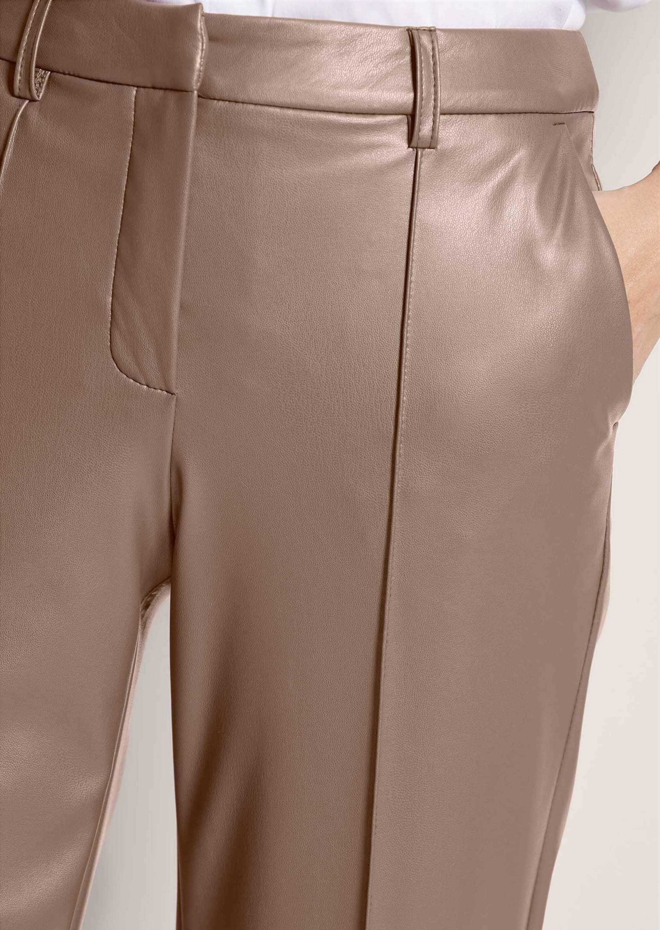 MADELEINE Lederhose »Kunstlederhose Kunstlederhose mit Biesen«
