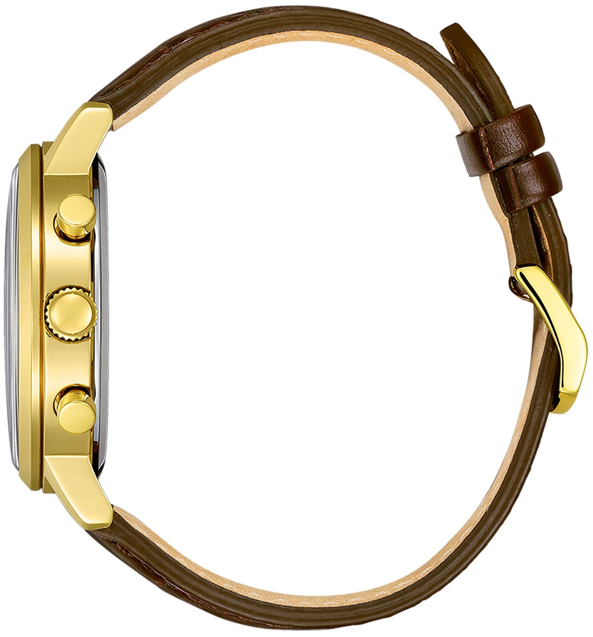 Citizen Chronograph, Armbanduhr, Herrenuhr, Solar, Stoppfunktion, Lederarmband