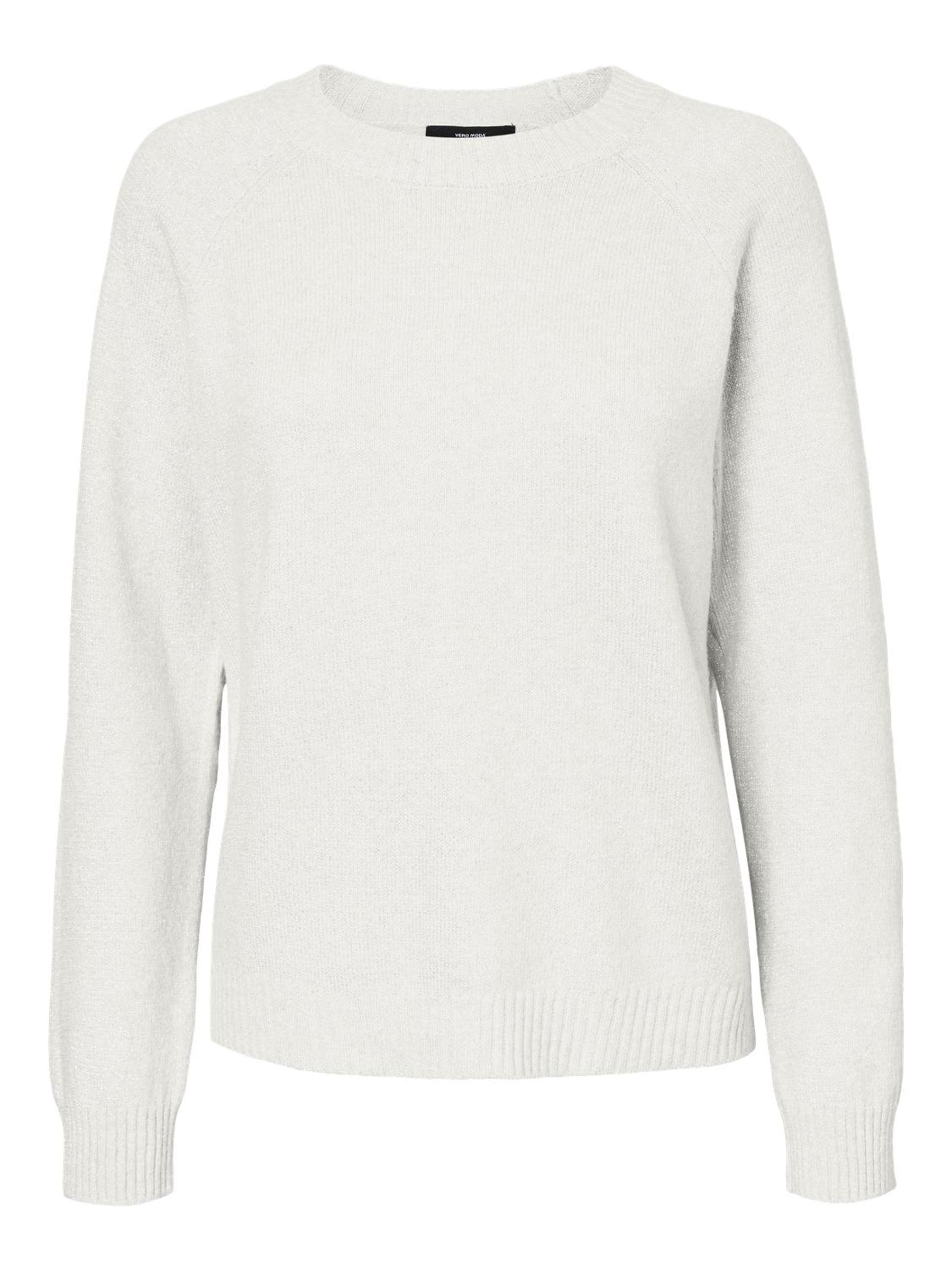 Vero Moda Rundhalspullover »VMDOFFYSHINE LS O-NECK BLOUSE REP NOOS«