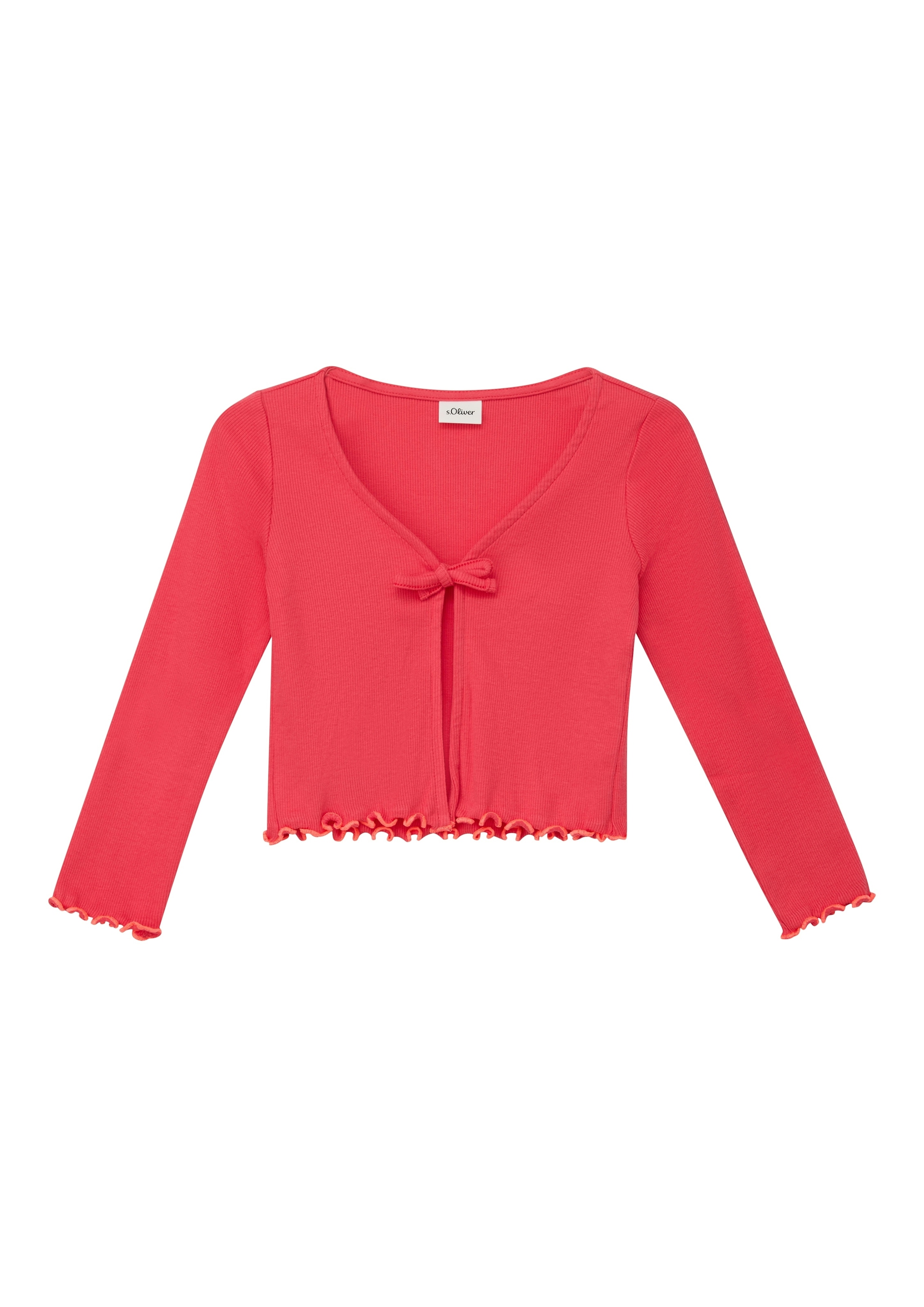 s.Oliver Junior Bolero mit Bindeband und gekräuseltem Saum