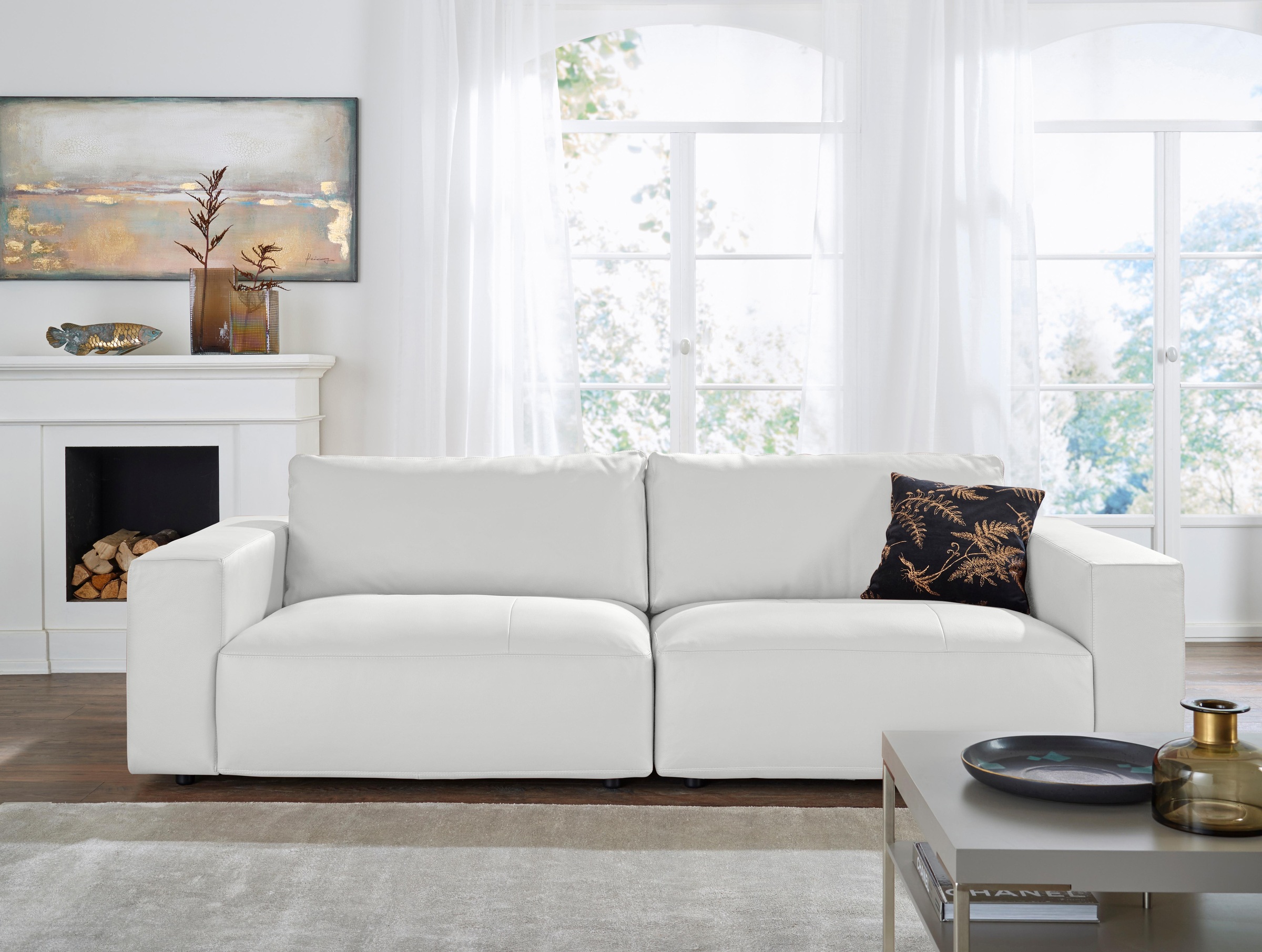 Musterring Big-Sofa »LUCIA«, in vielen Qualitäten und 4 unterschiedlichen Nähten, 3-Sitzer