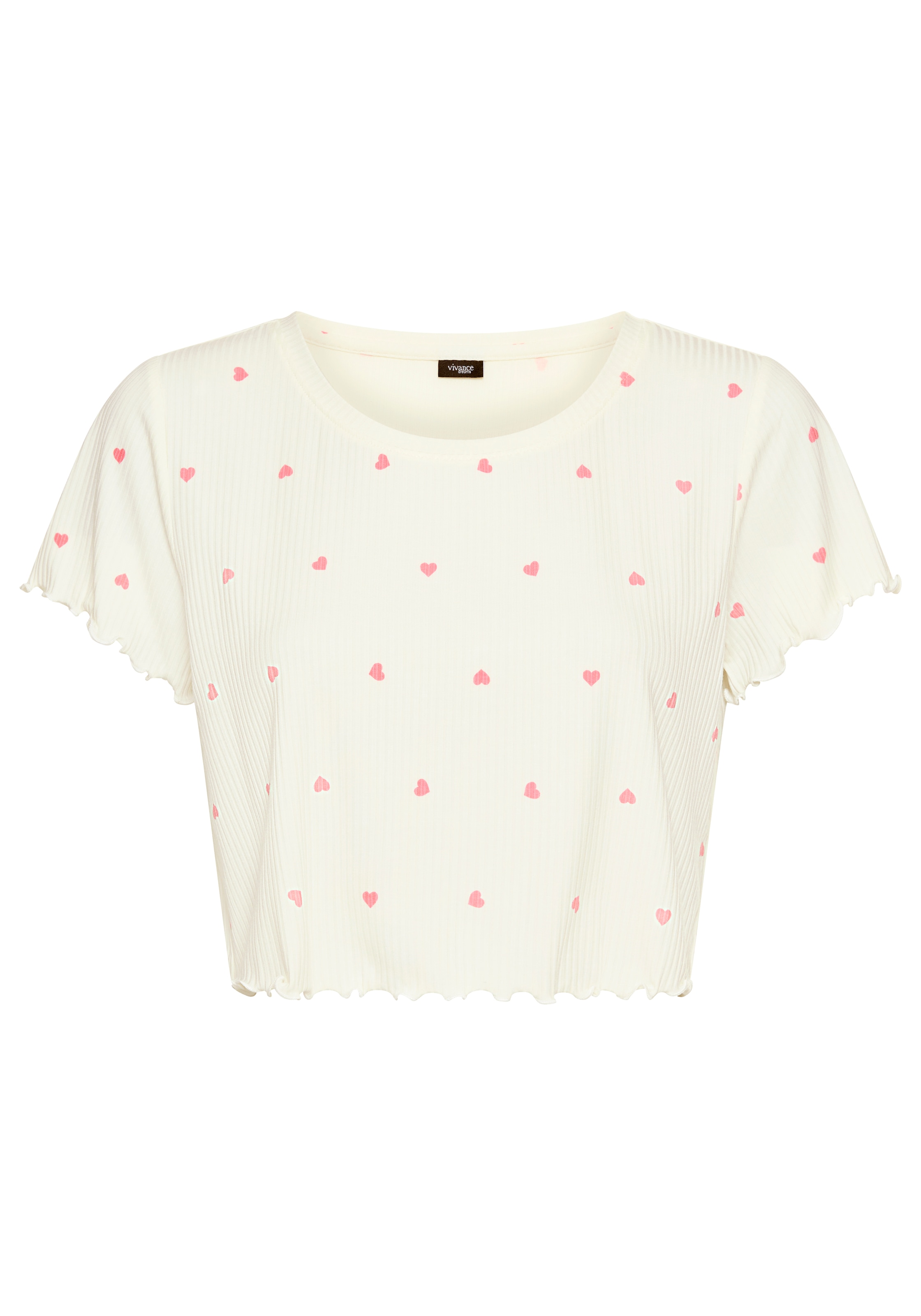 Vivance Dreams Set, 2 tlg. mit süßem Herzchendruck