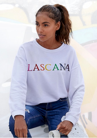 LASCANA Sweatshirt, mit Logo-Stickerei kaufen
