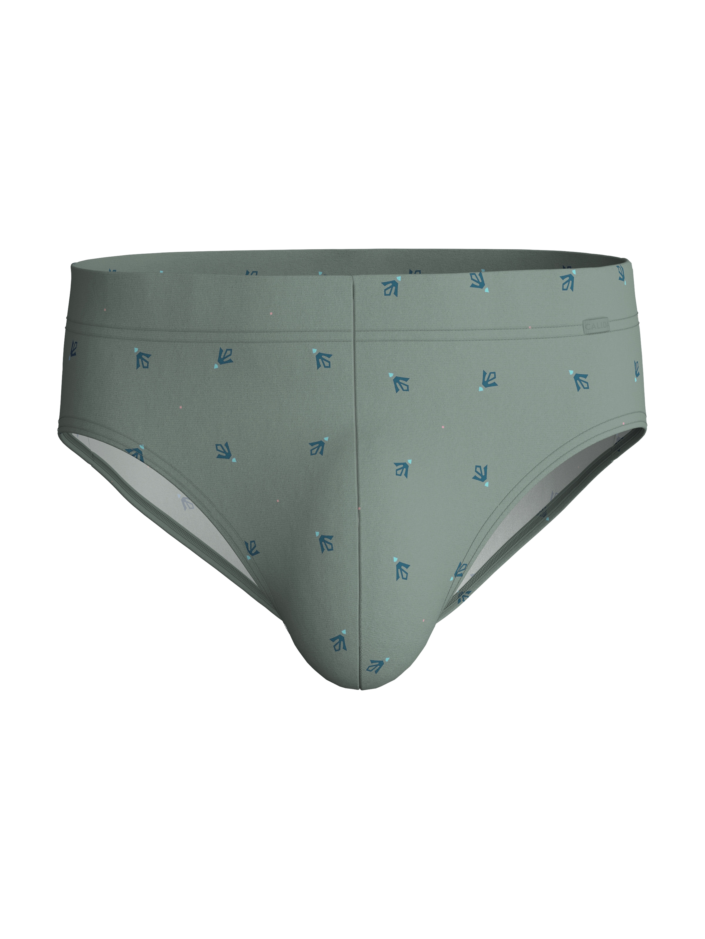 CALIDA Slip »Grafic Cotton« gestreift, ohne Eingriff, überzogenem Bund, Single Jersey, elastisch
